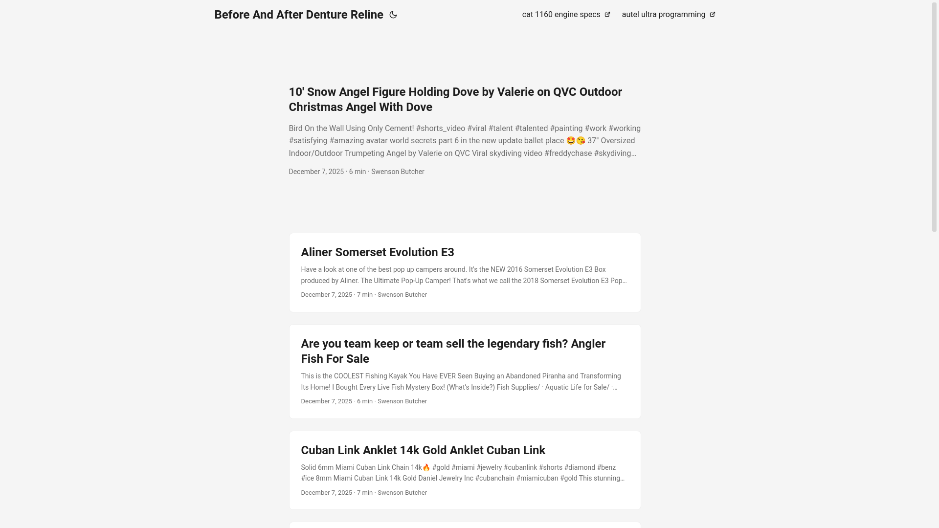 website screenshot of https://beforeandafterdenturereline.pages.dev/