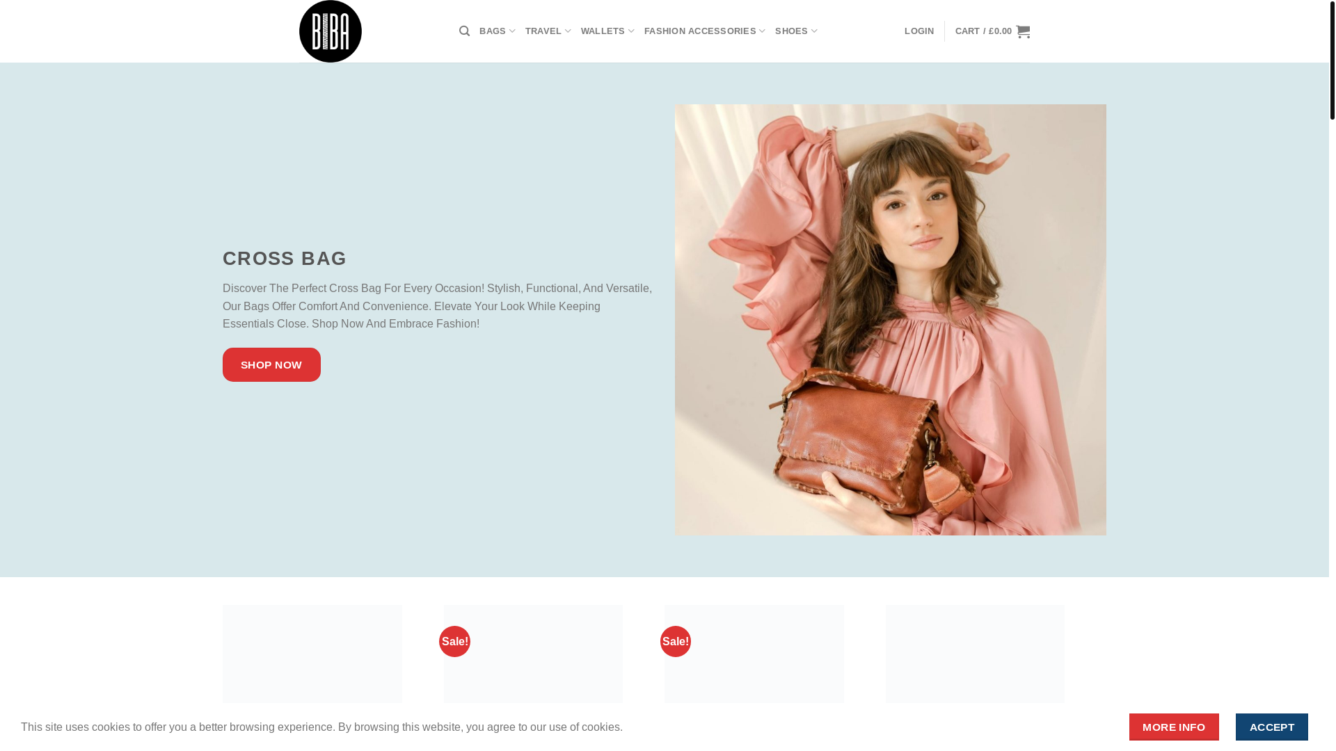 website screenshot of https://fashionsbiba.com/