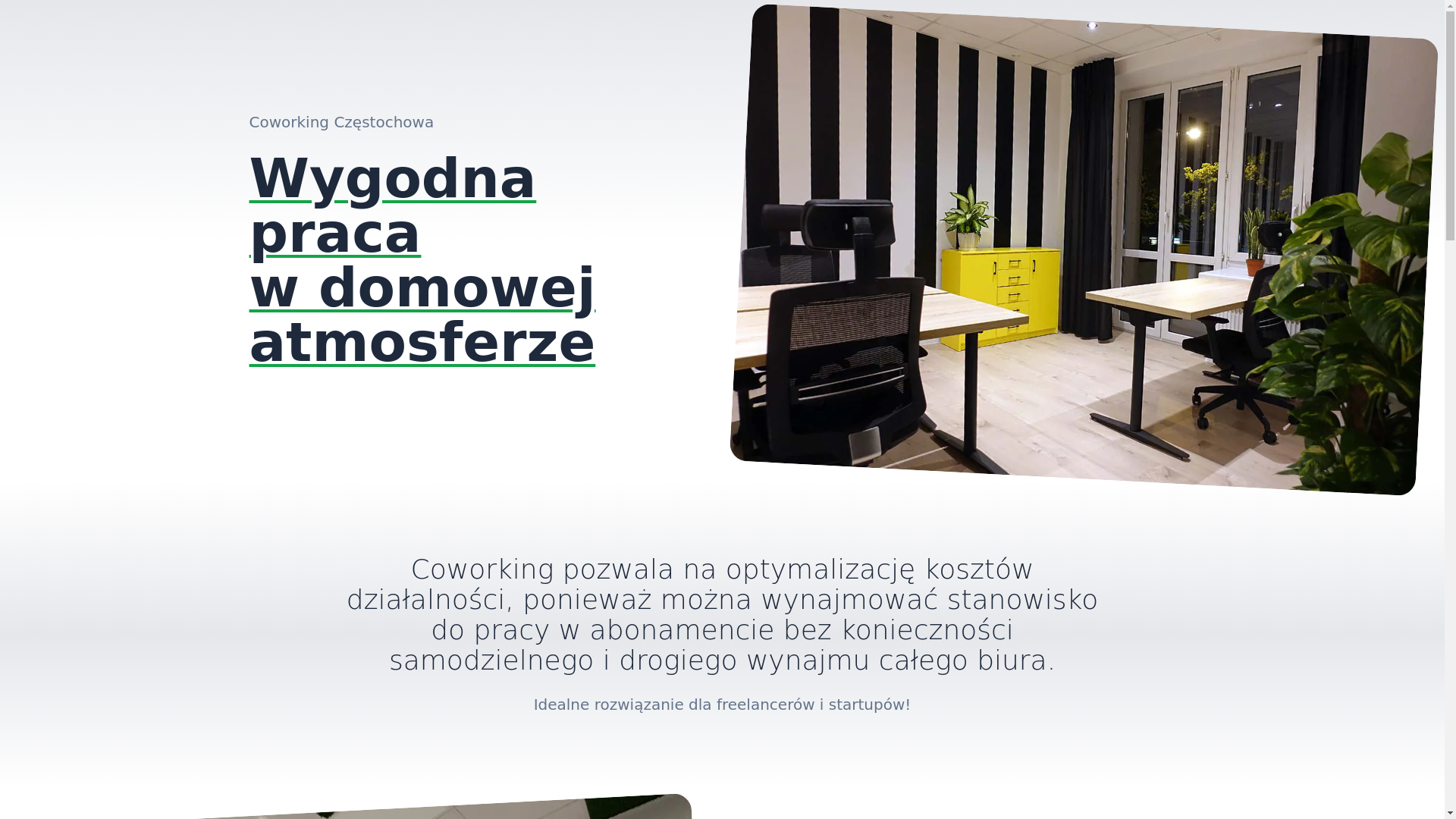 website screenshot of https://cowork-czest-pl.pages.dev/