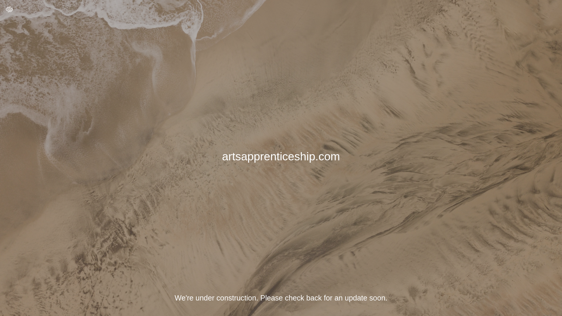 website screenshot of https://artsapprenticeship.com/