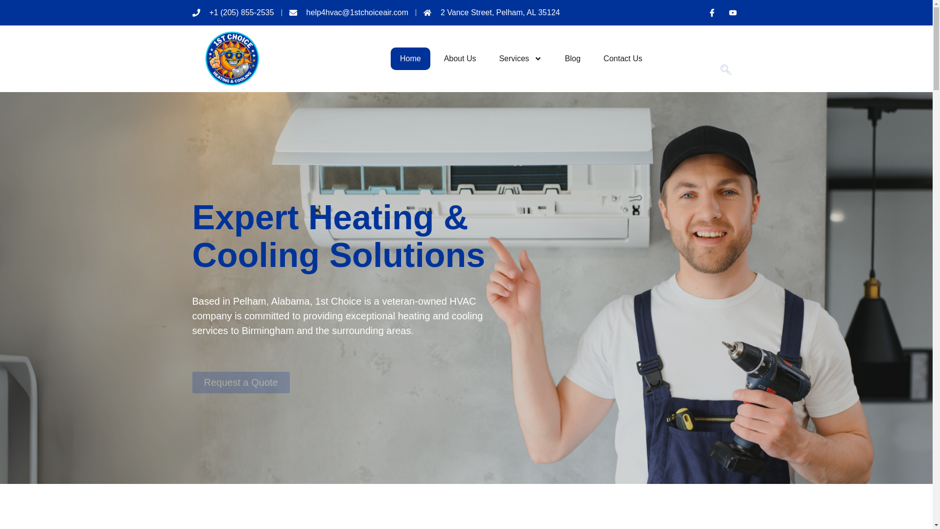 website screenshot of https://1st-choicehvacsvcs.com/