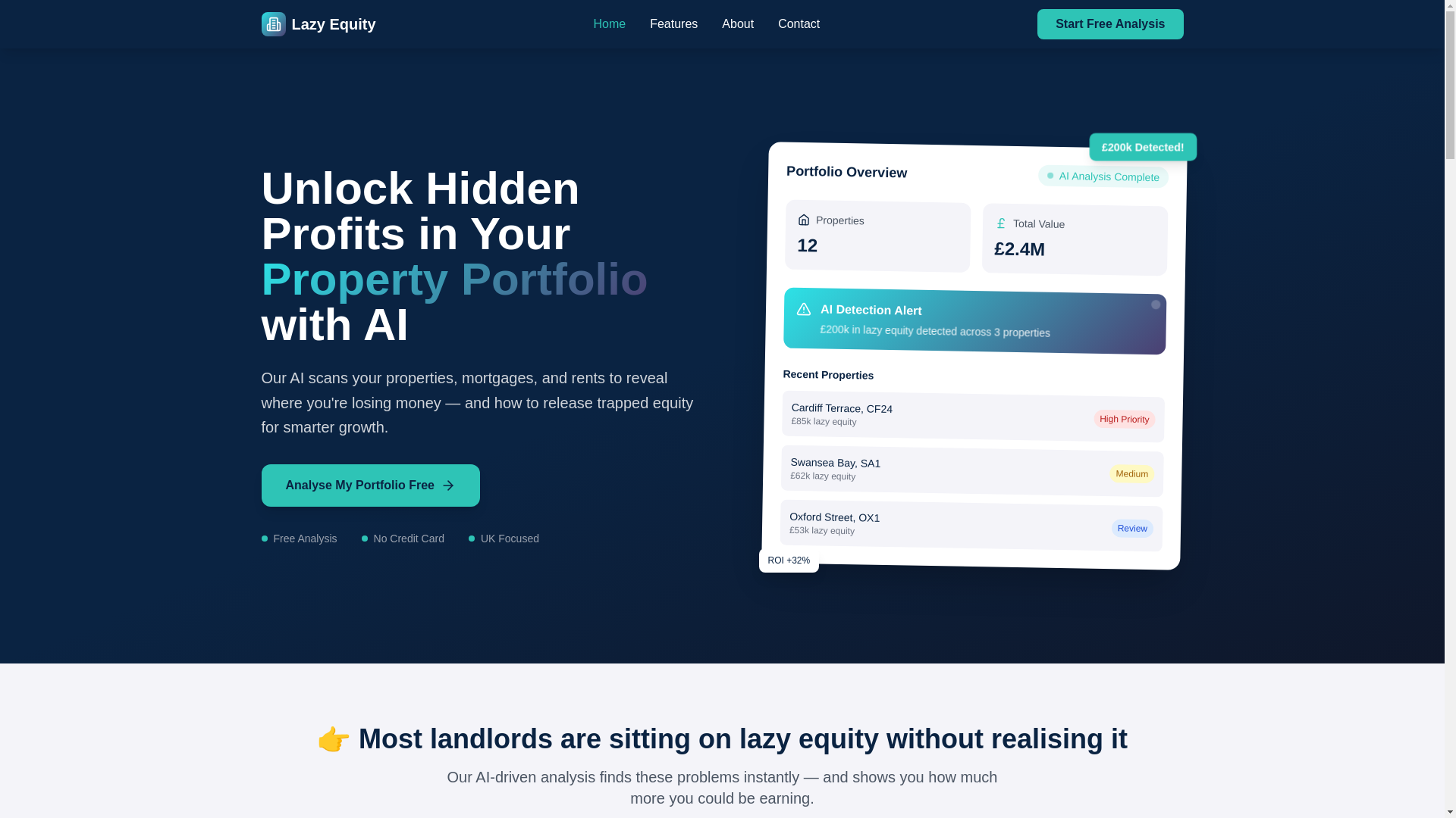 website screenshot of https://landlordcfo.co.uk/