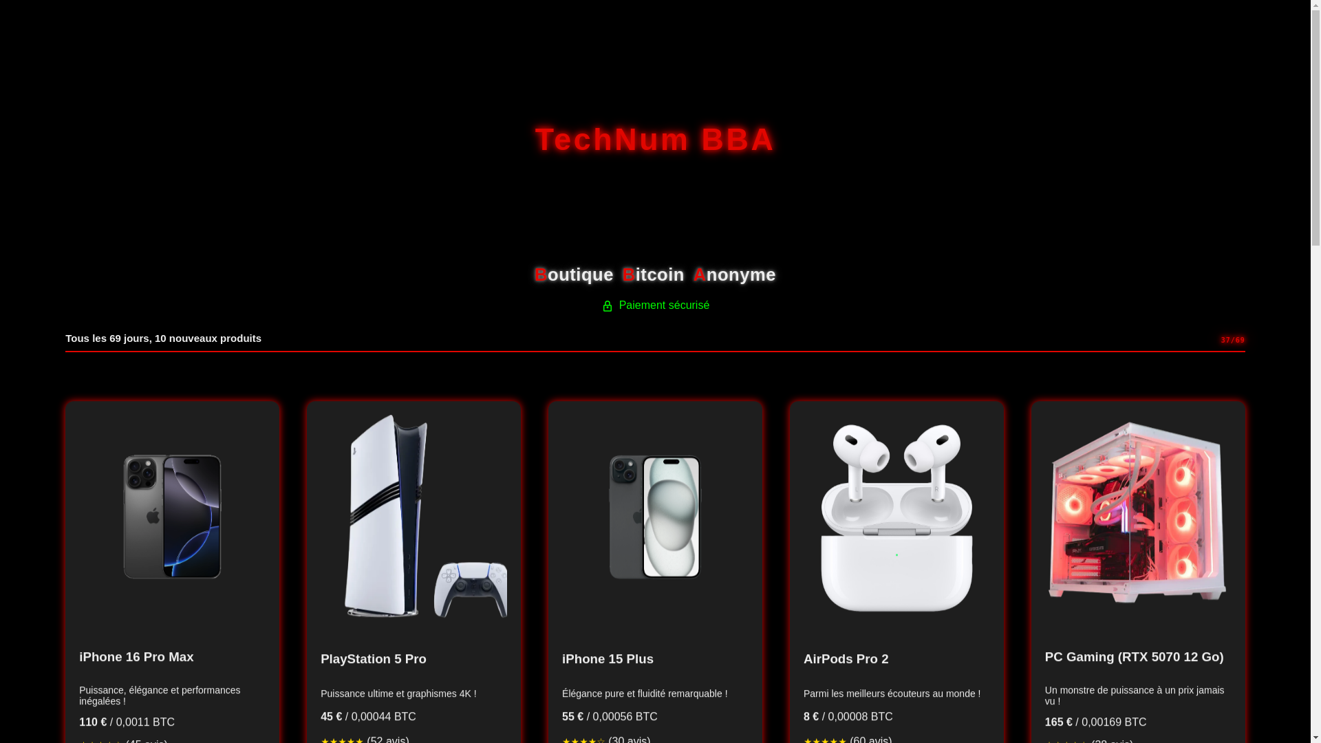 website screenshot of https://technumbba.com/