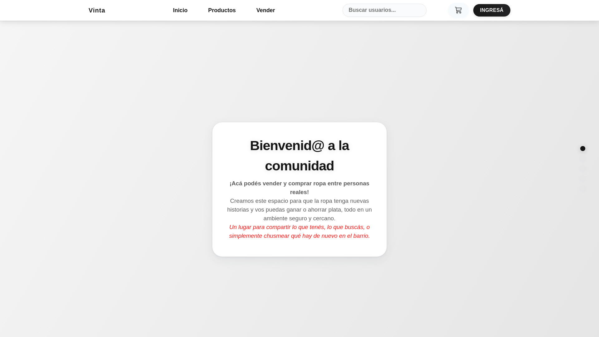 website screenshot of https://vinta.com.uy/