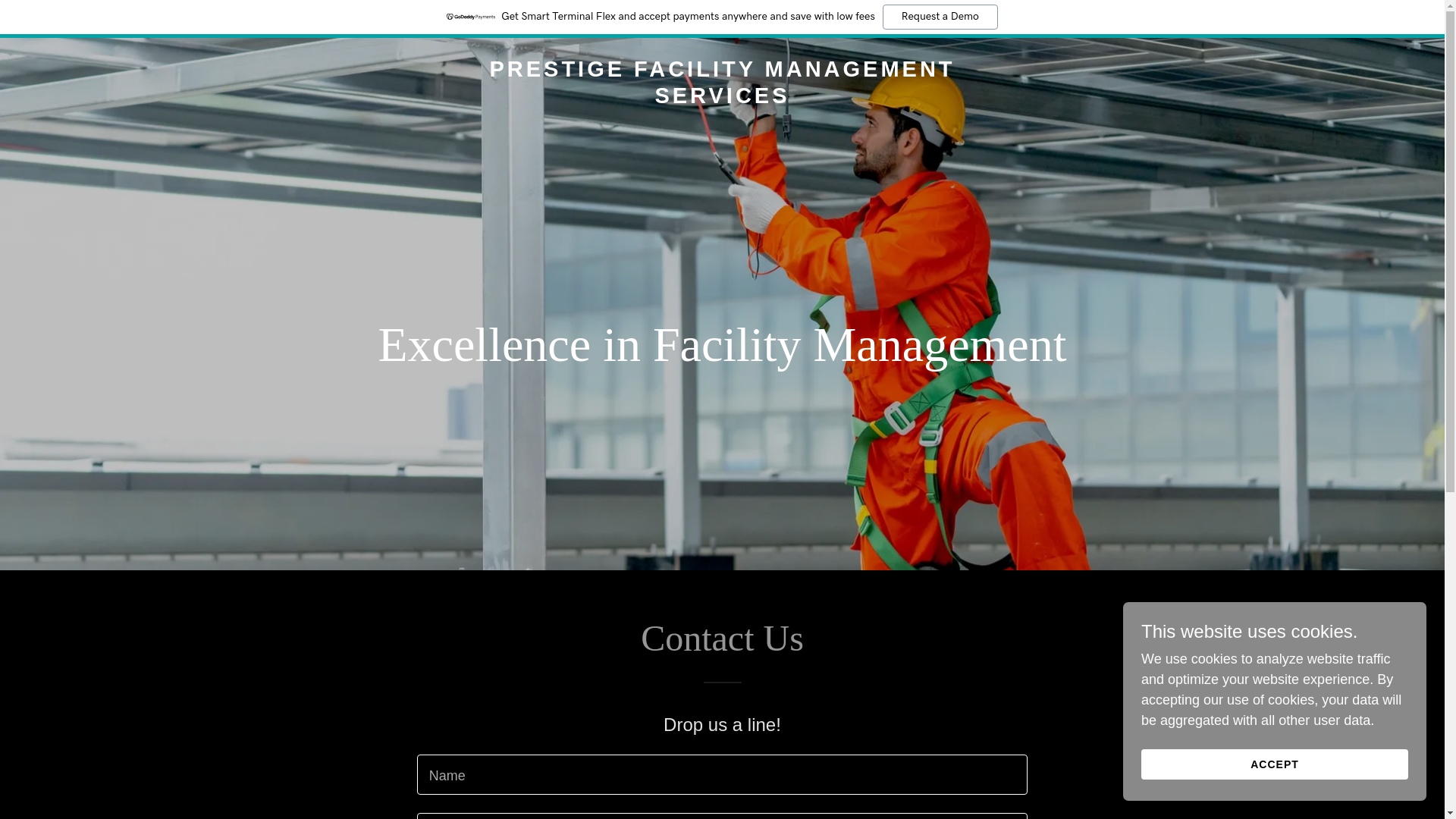website screenshot of https://prestige-fms.com/