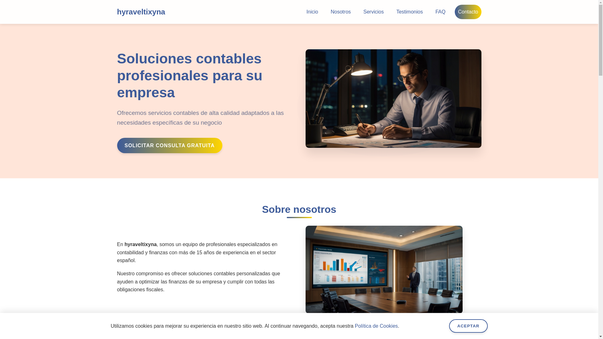 website screenshot of https://hyraveltixyna.com/
