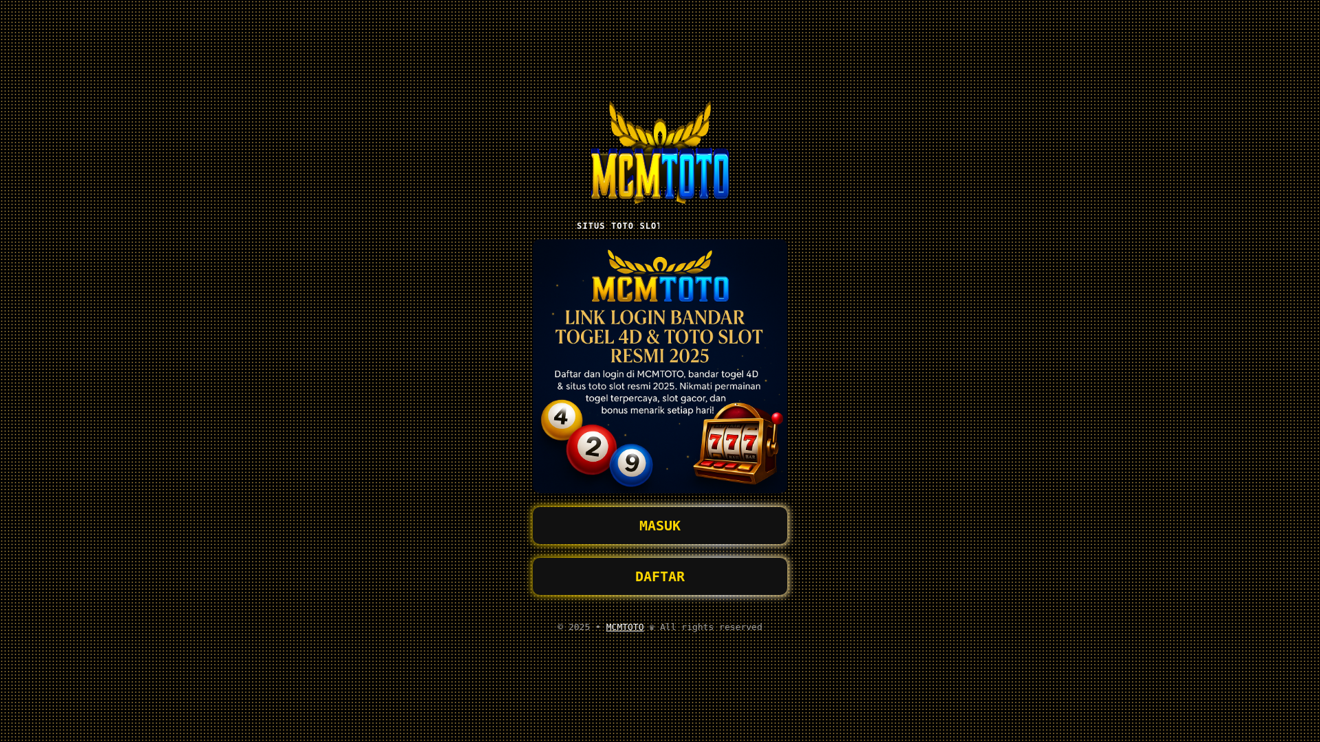 website screenshot of https://mcmtotostecu.pages.dev/