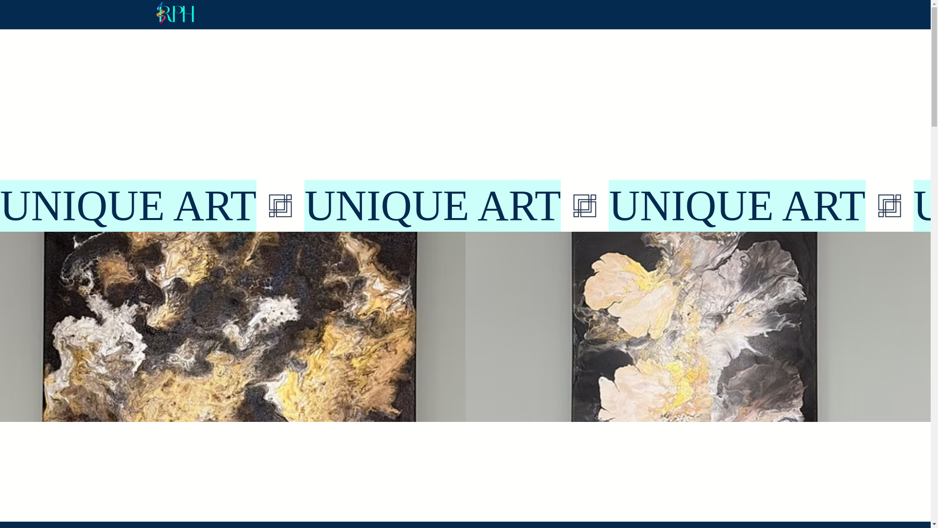 website screenshot of https://rphartworks.com/