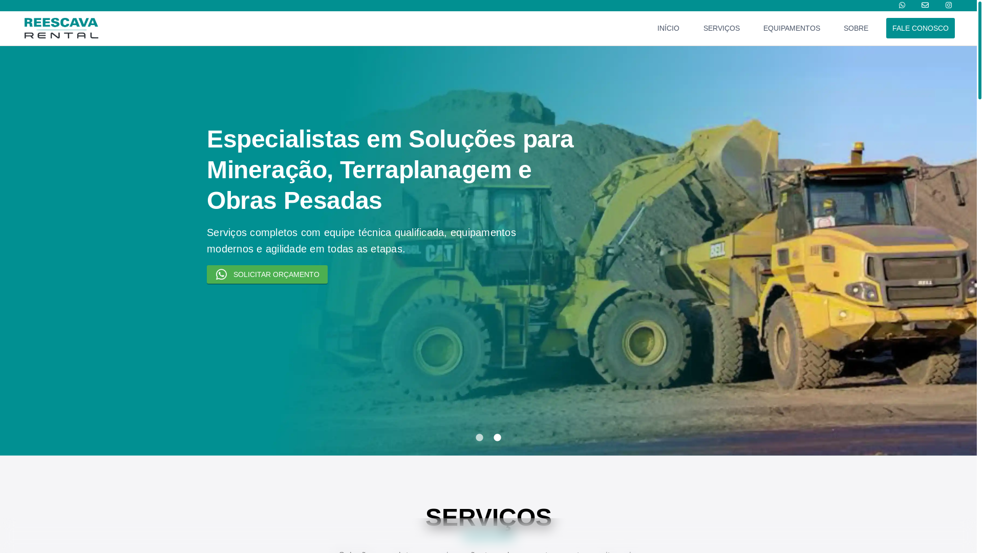 website screenshot of https://reescava-rental.pages.dev/