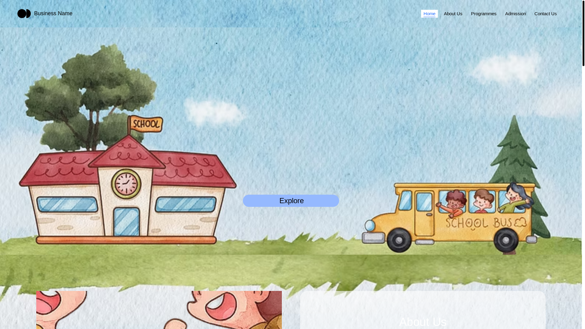 website screenshot of https://vijayasaischool.com/