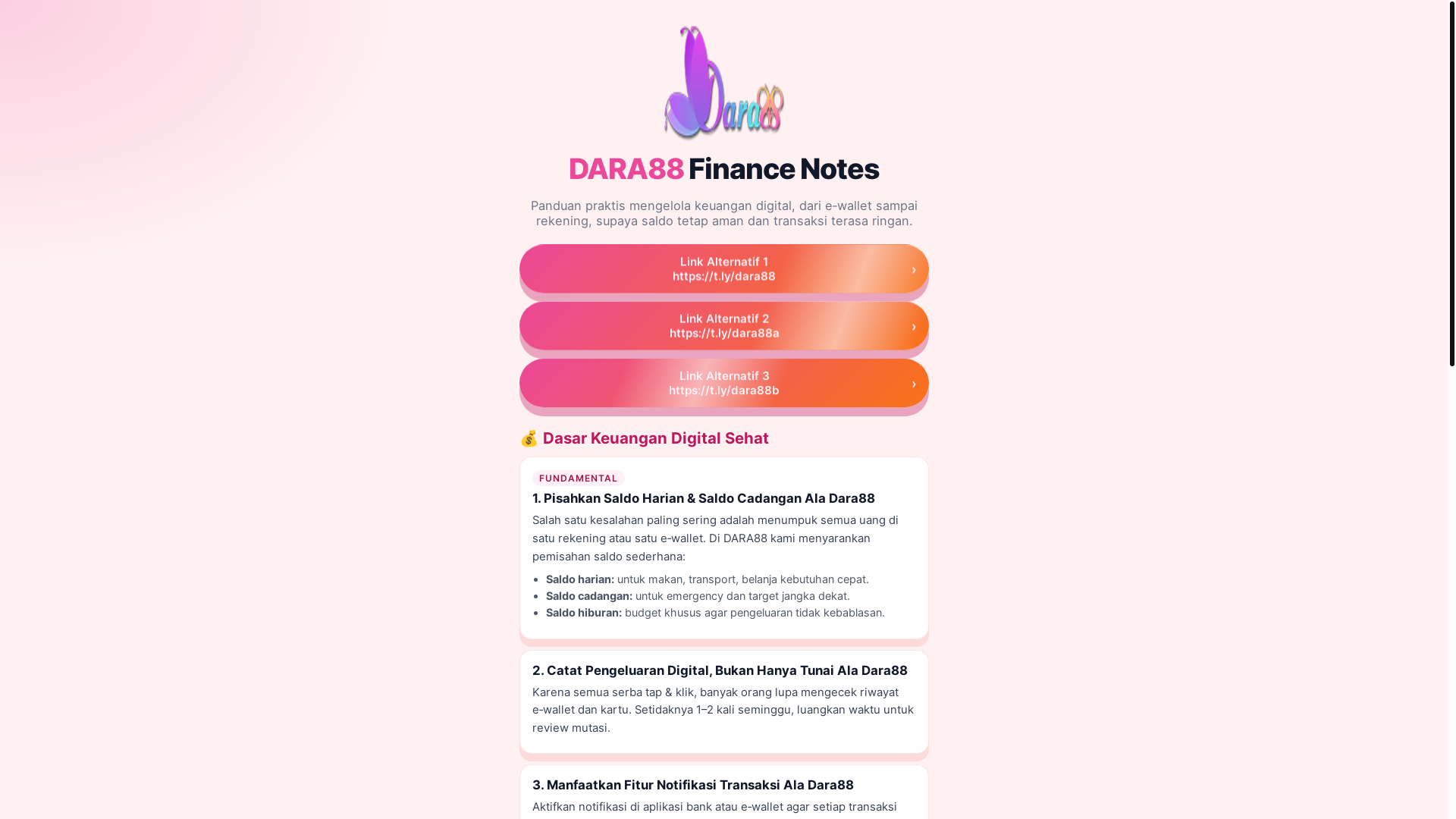 website screenshot of https://dara88c.help/