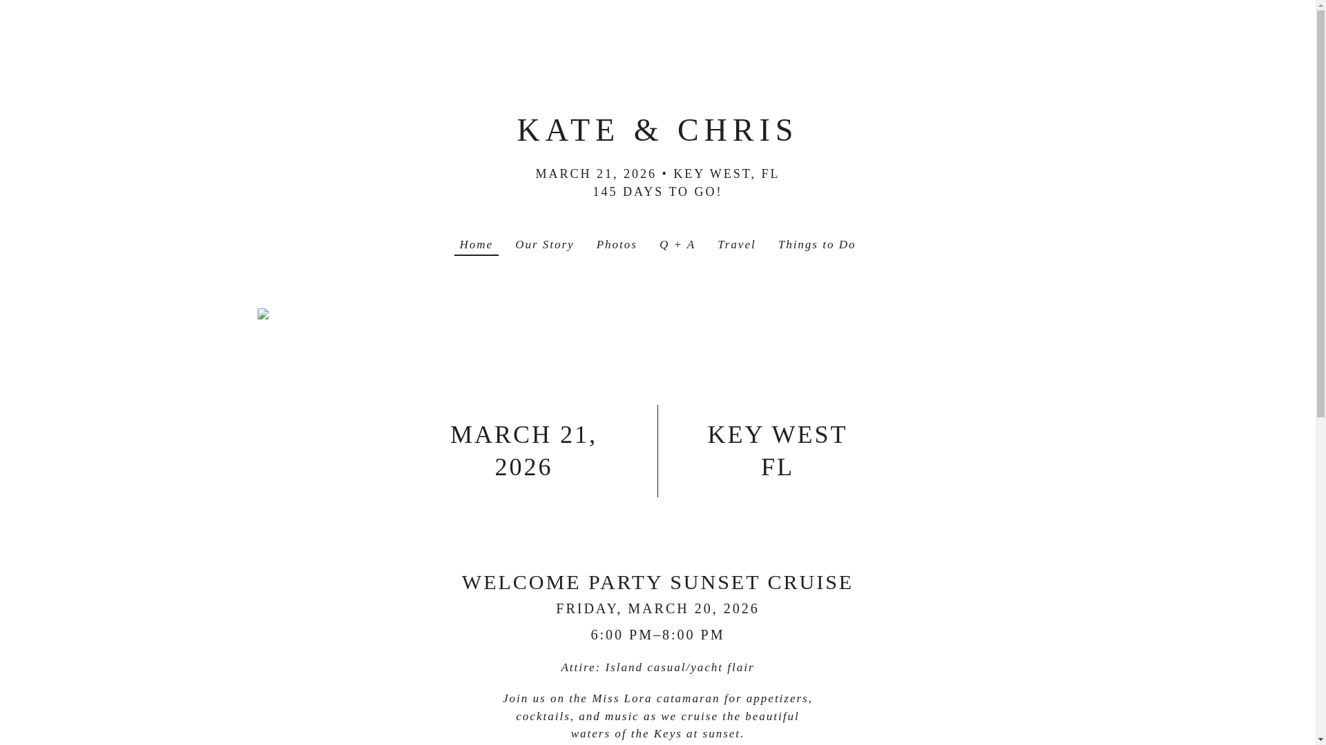 website screenshot of https://chrisandkate2026.com/