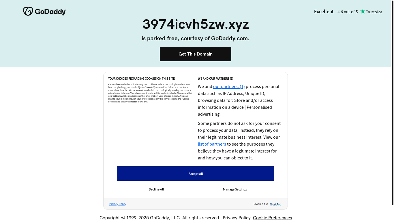 website screenshot of https://3974icvh5zw.xyz/