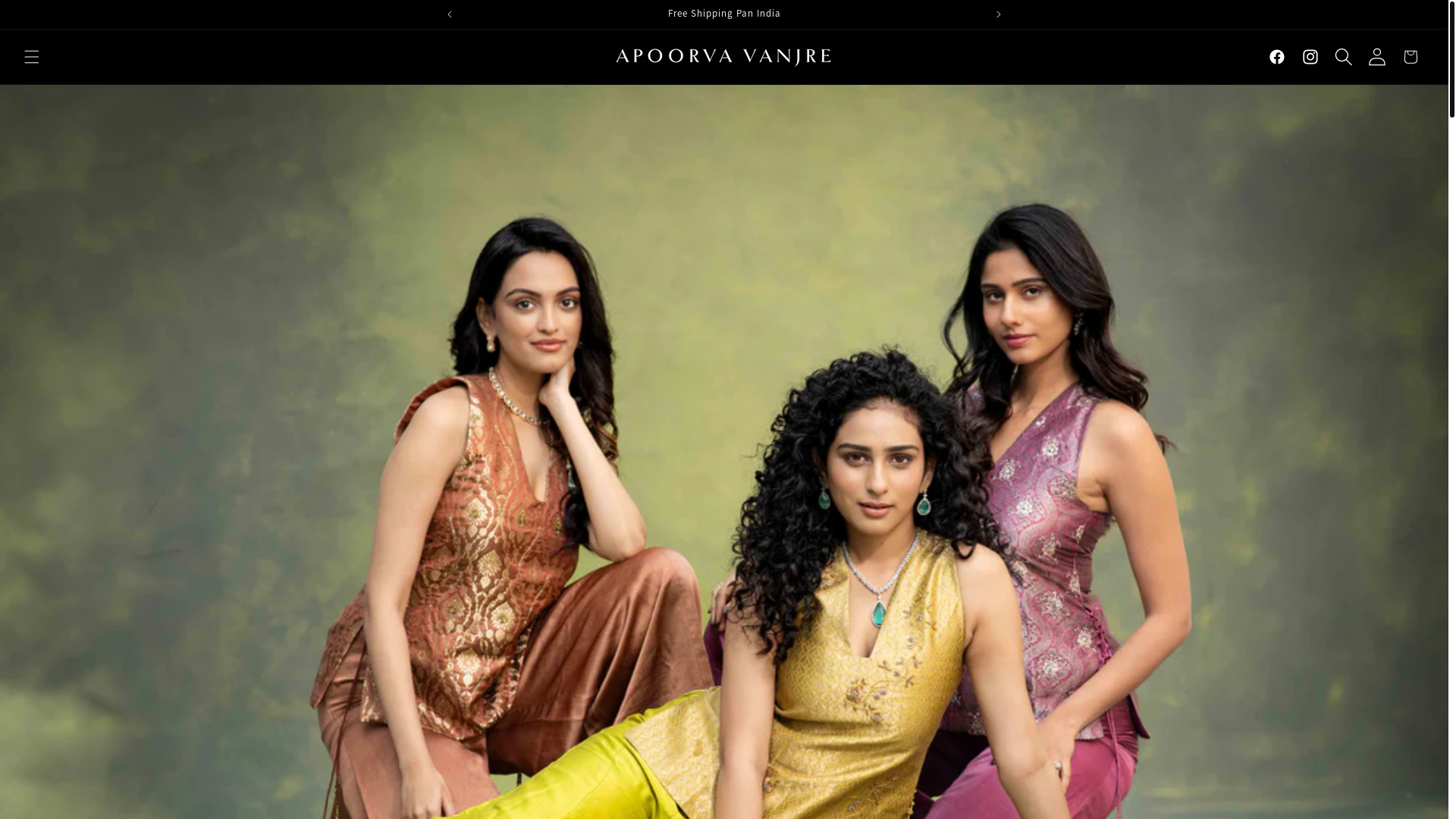 website screenshot of https://apoorvavanjre.com/