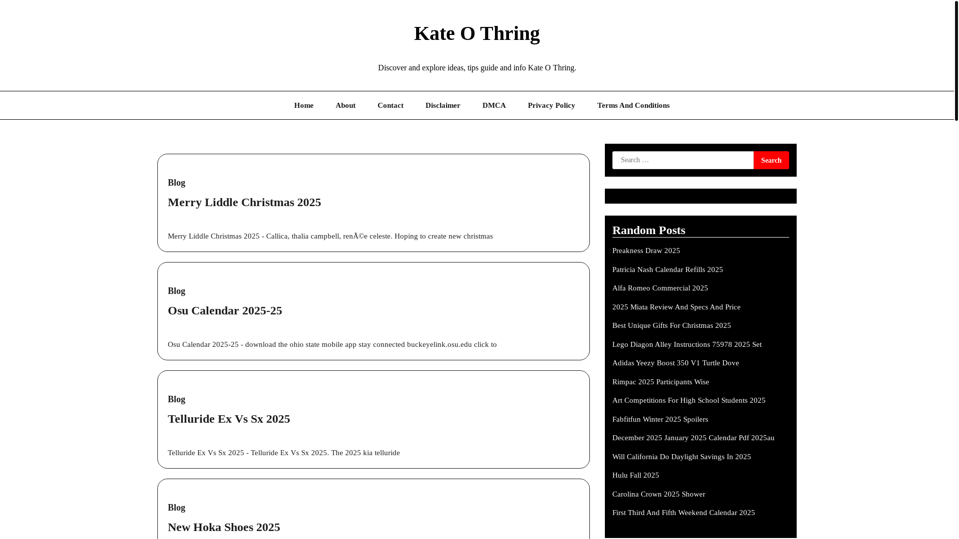 website screenshot of https://kateothring.pages.dev/