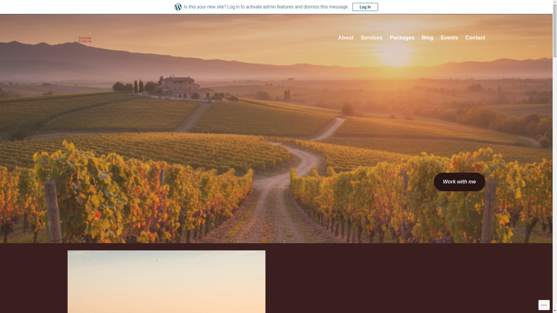 website screenshot of https://vinumterrae.me/
