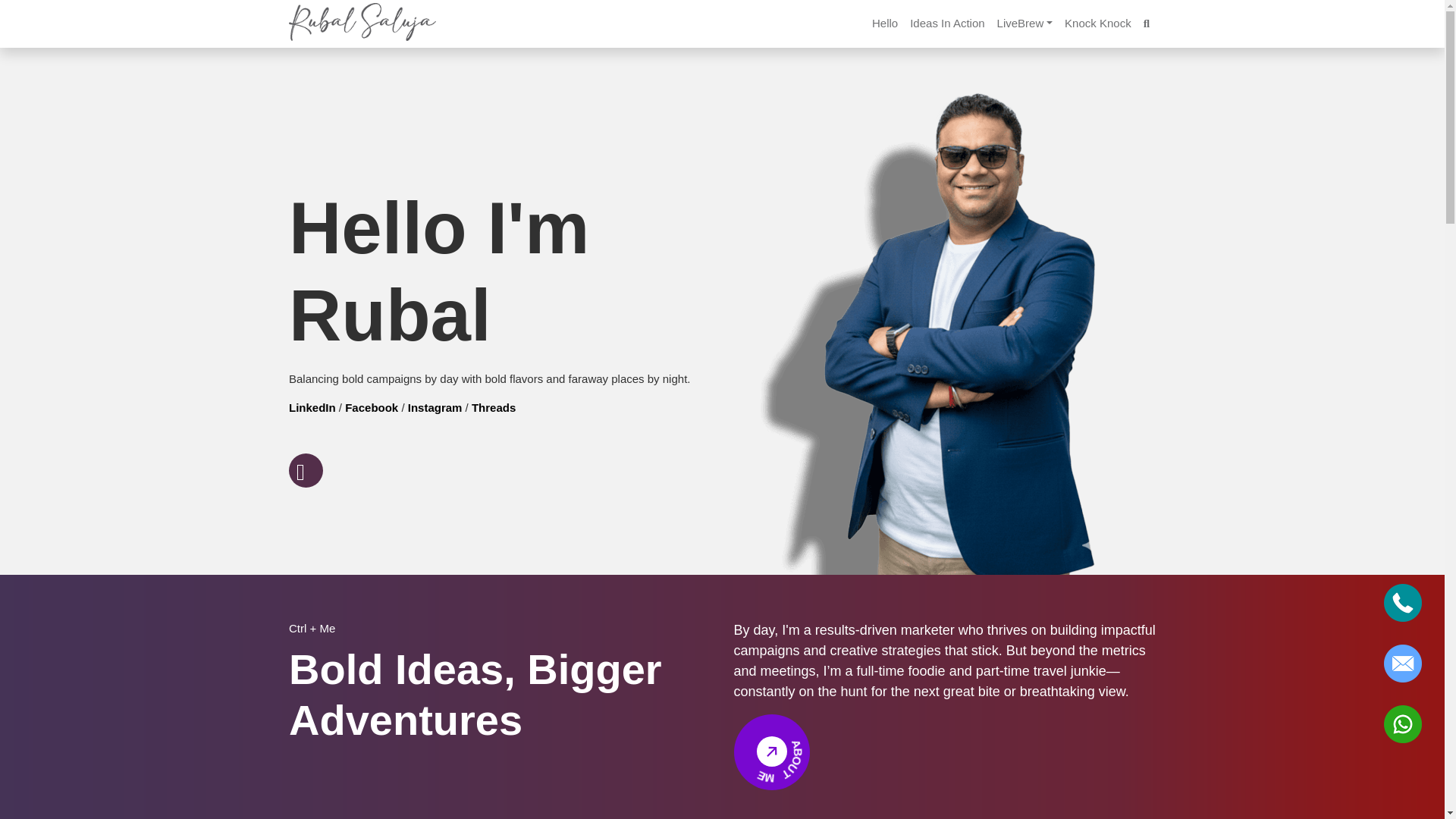 website screenshot of https://rubalsaluja.com