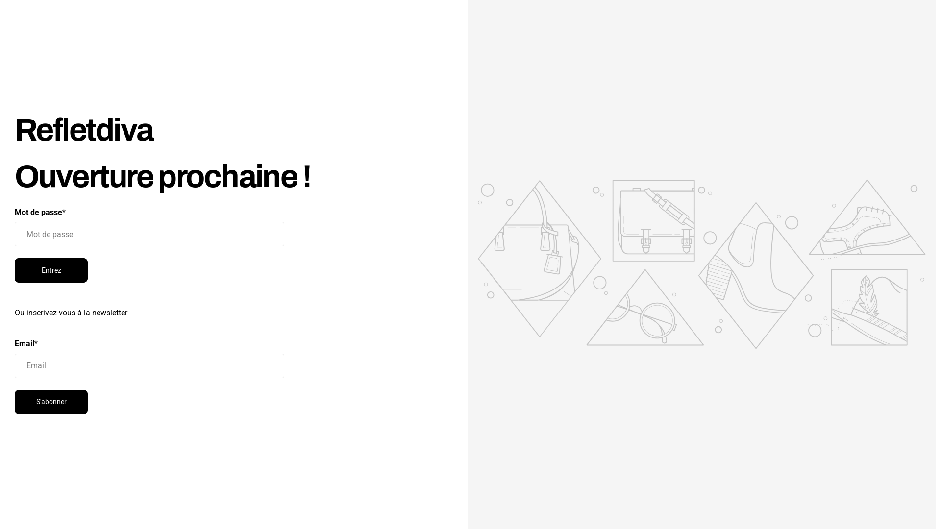 website screenshot of https://refletdiva.fr/