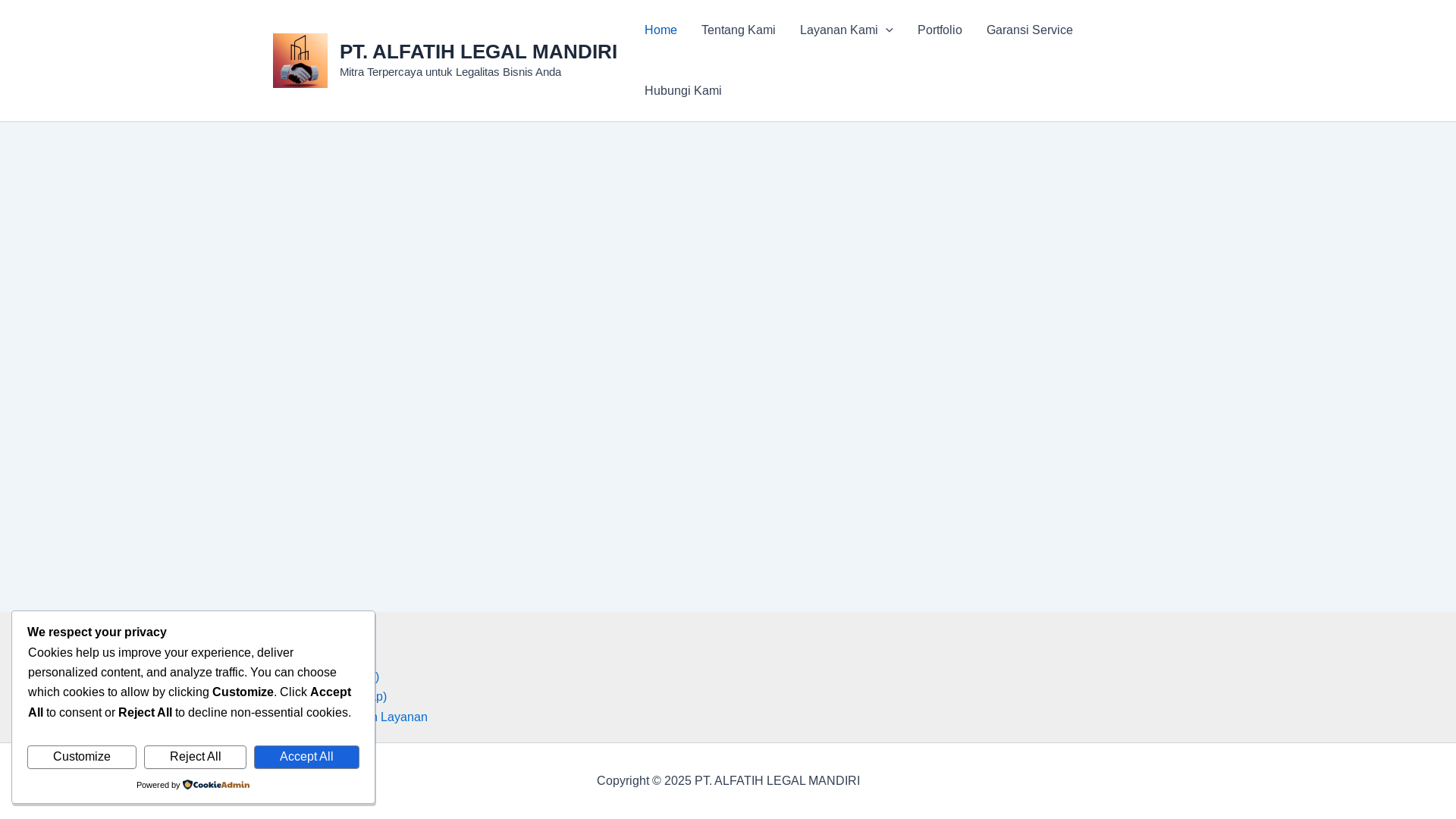 website screenshot of https://alfatihlegal.com/