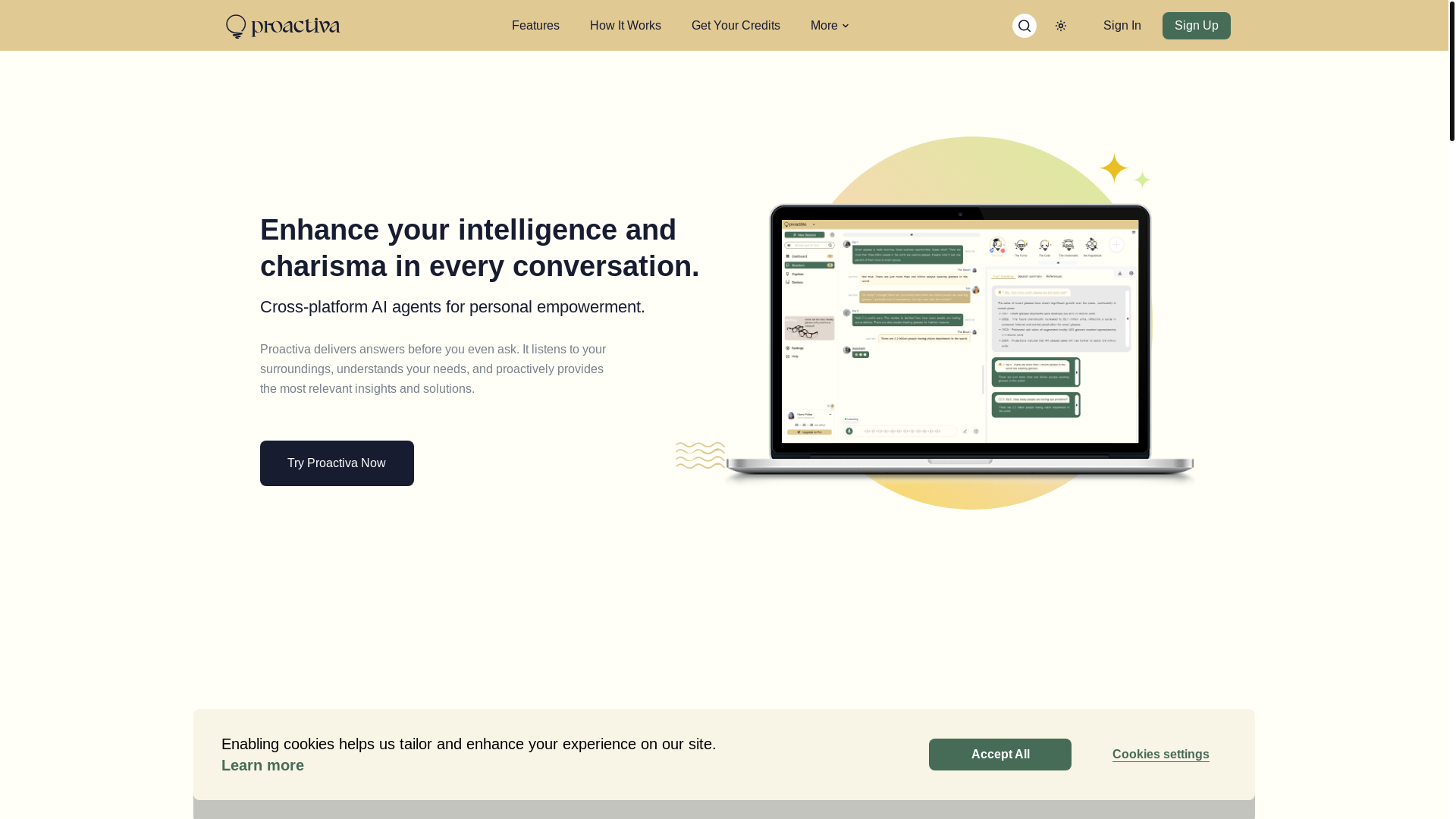 website screenshot of https://proactiva-frontend.pages.dev/