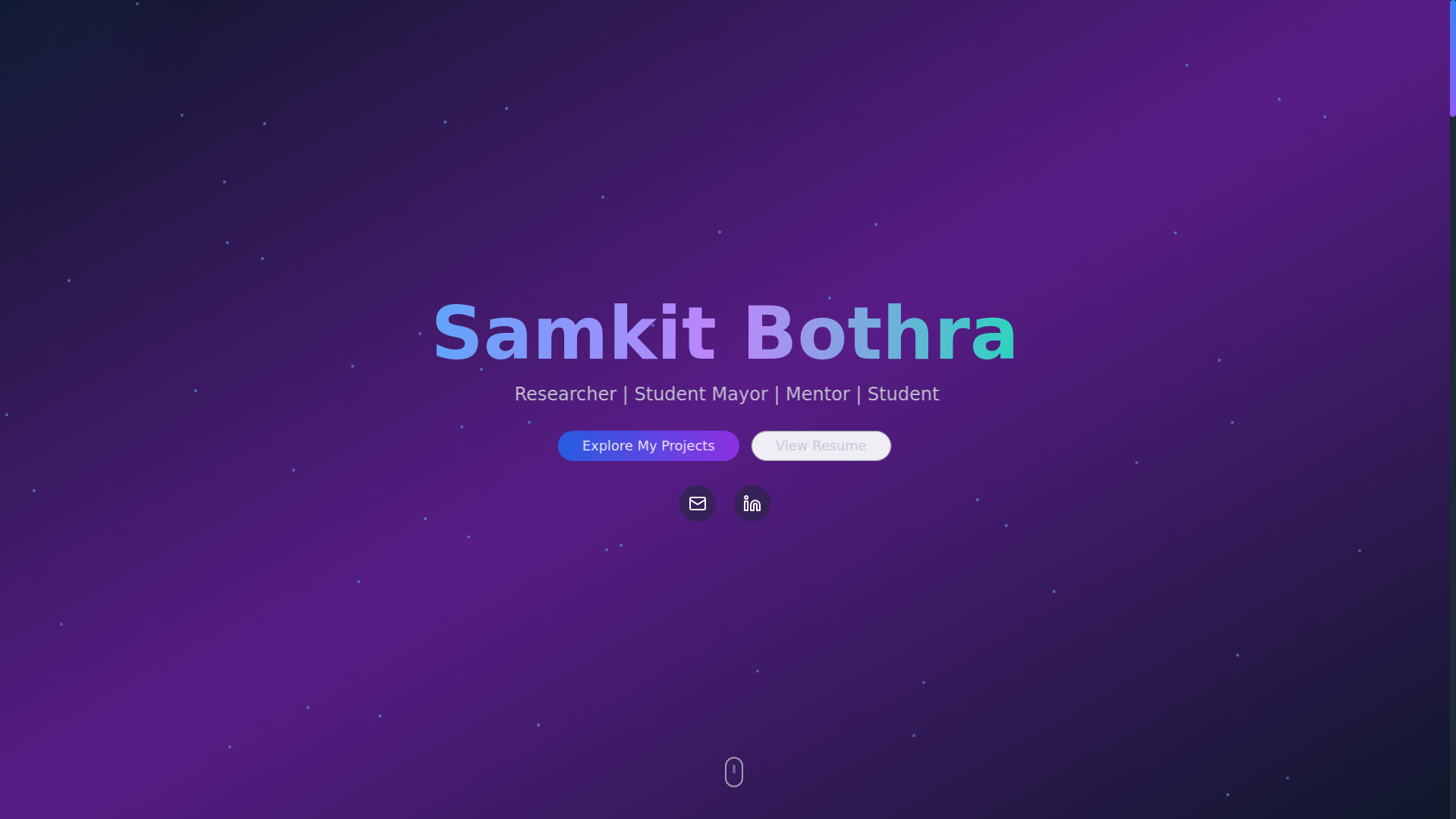 website screenshot of https://samkitbothra.org/