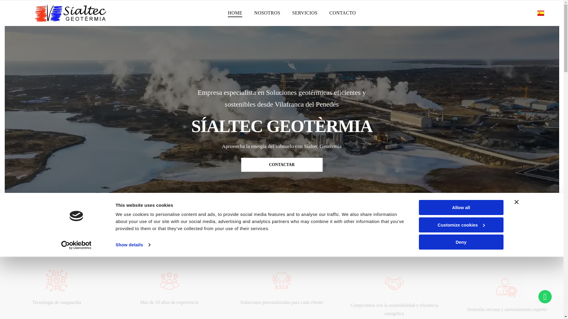 website screenshot of https://sialtecgeotermia.es/