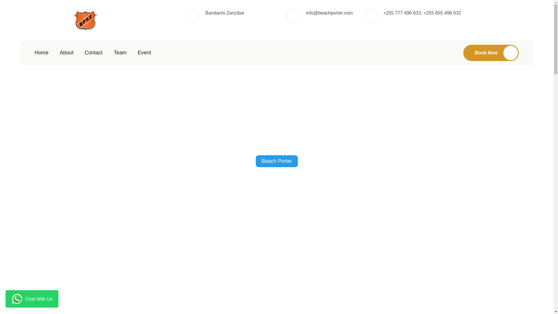 website screenshot of https://beachporter.org/