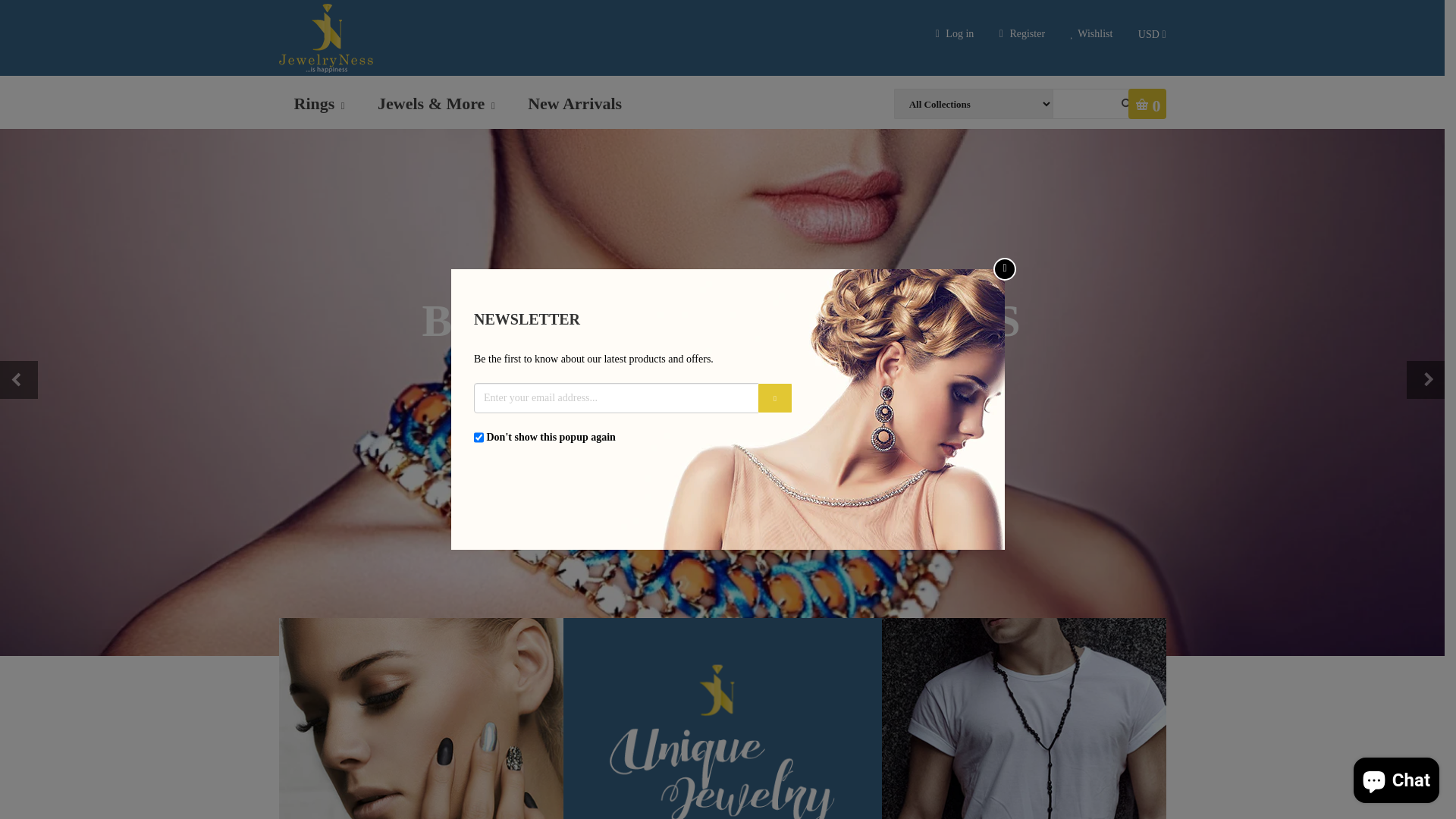 website screenshot of https://jewelryluxurystore.org/