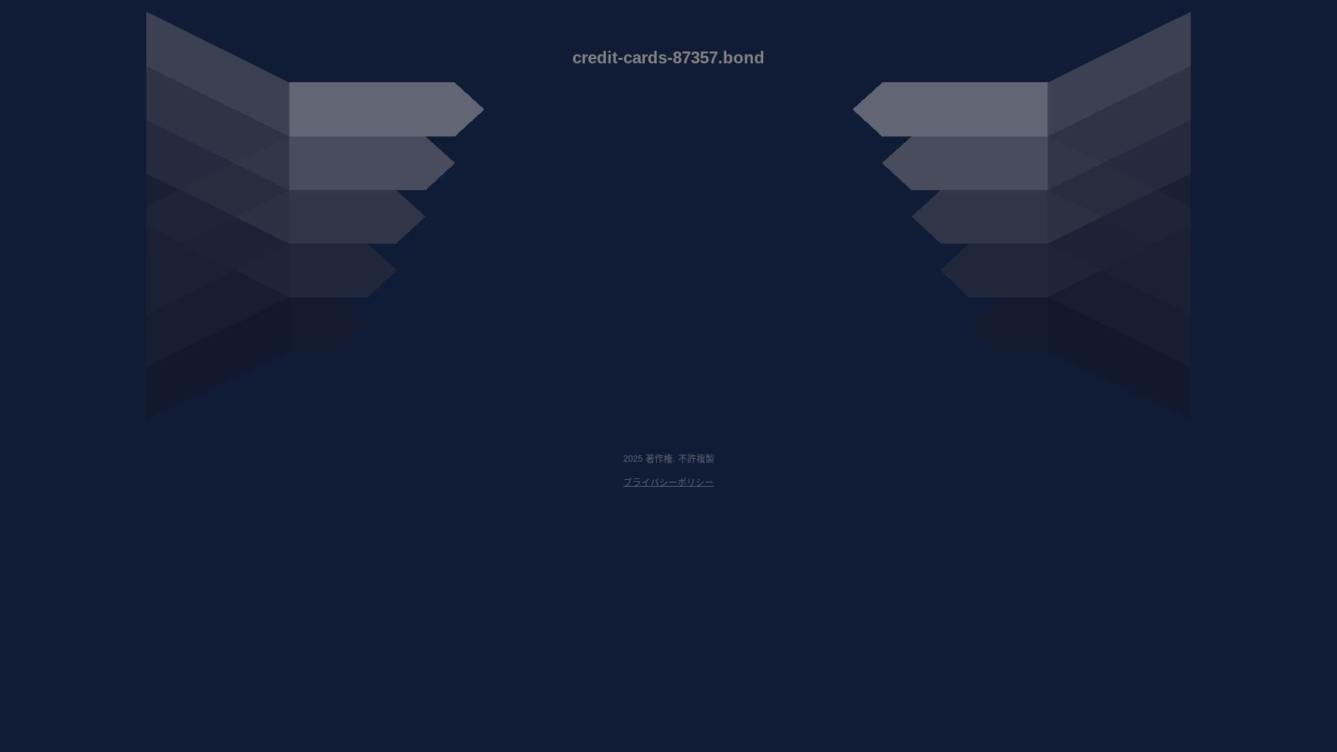 website screenshot of https://credit-cards-87357.bond/
