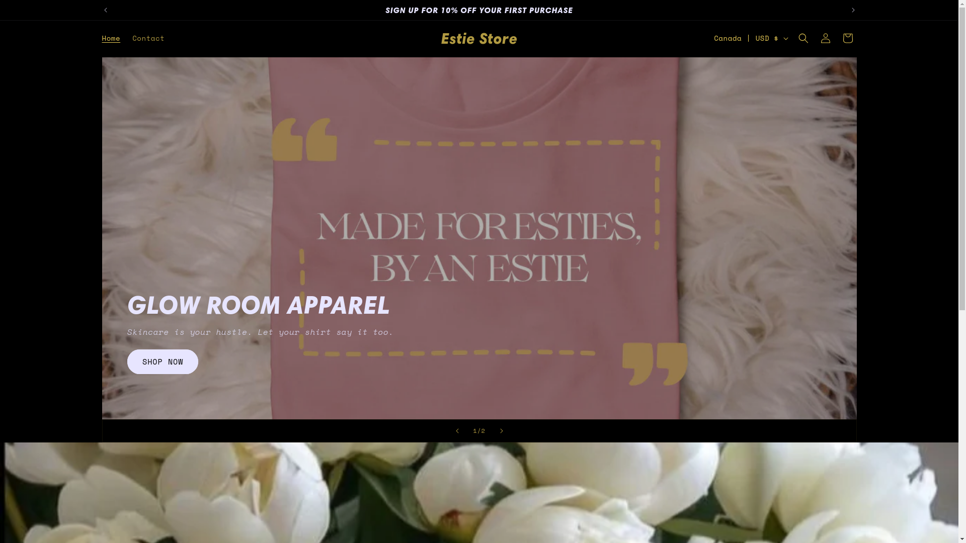 website screenshot of https://estiestore.com/