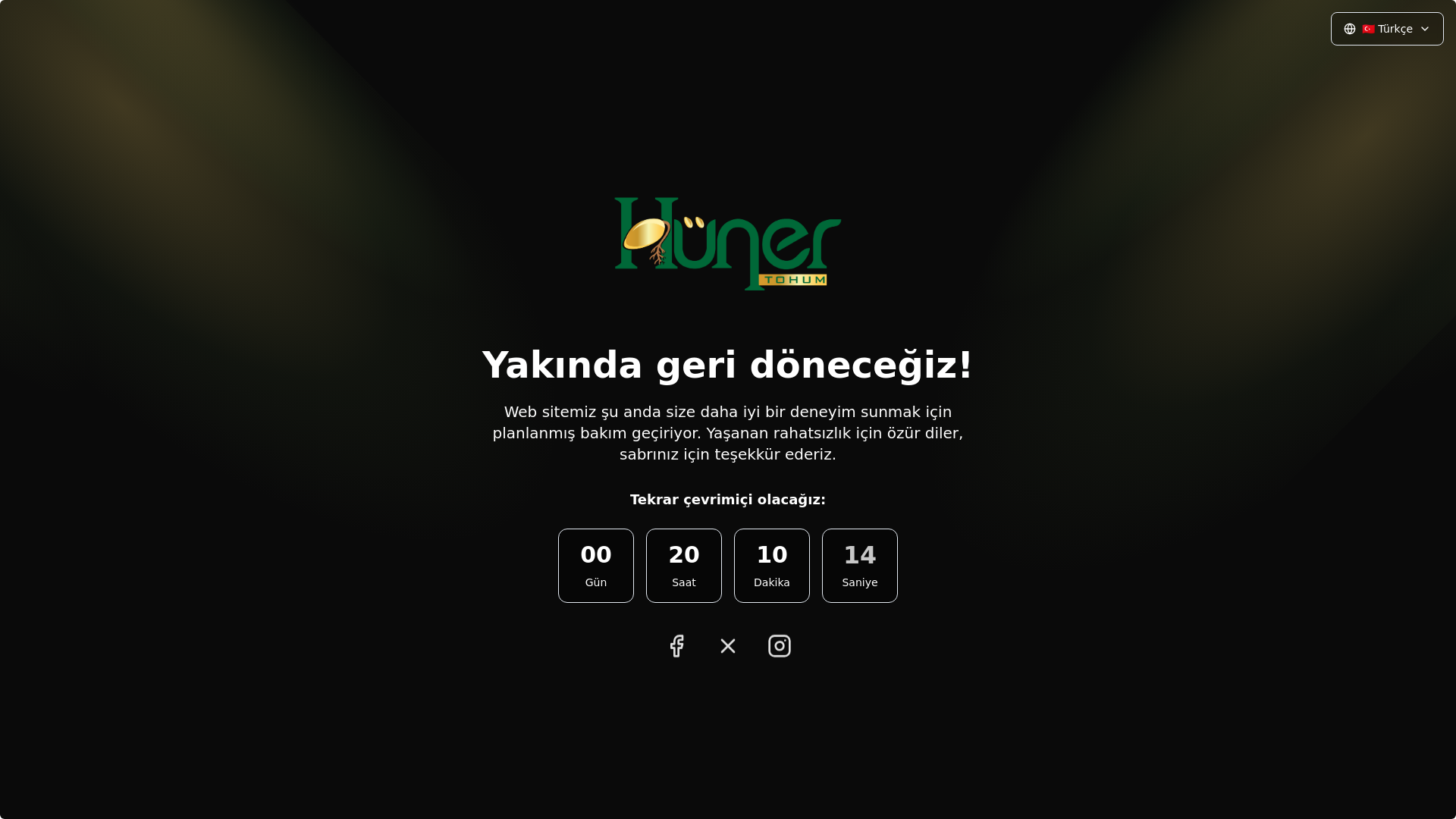 website screenshot of https://hunertohum.com.tr/