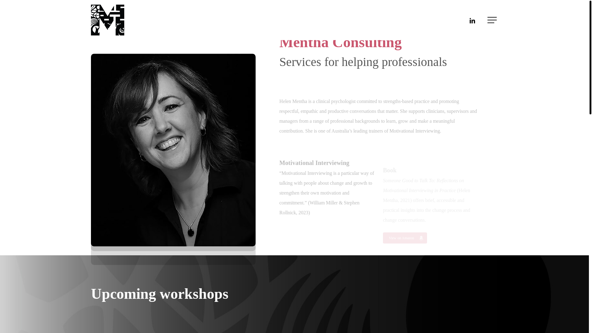 website screenshot of https://menthaconsulting.online/