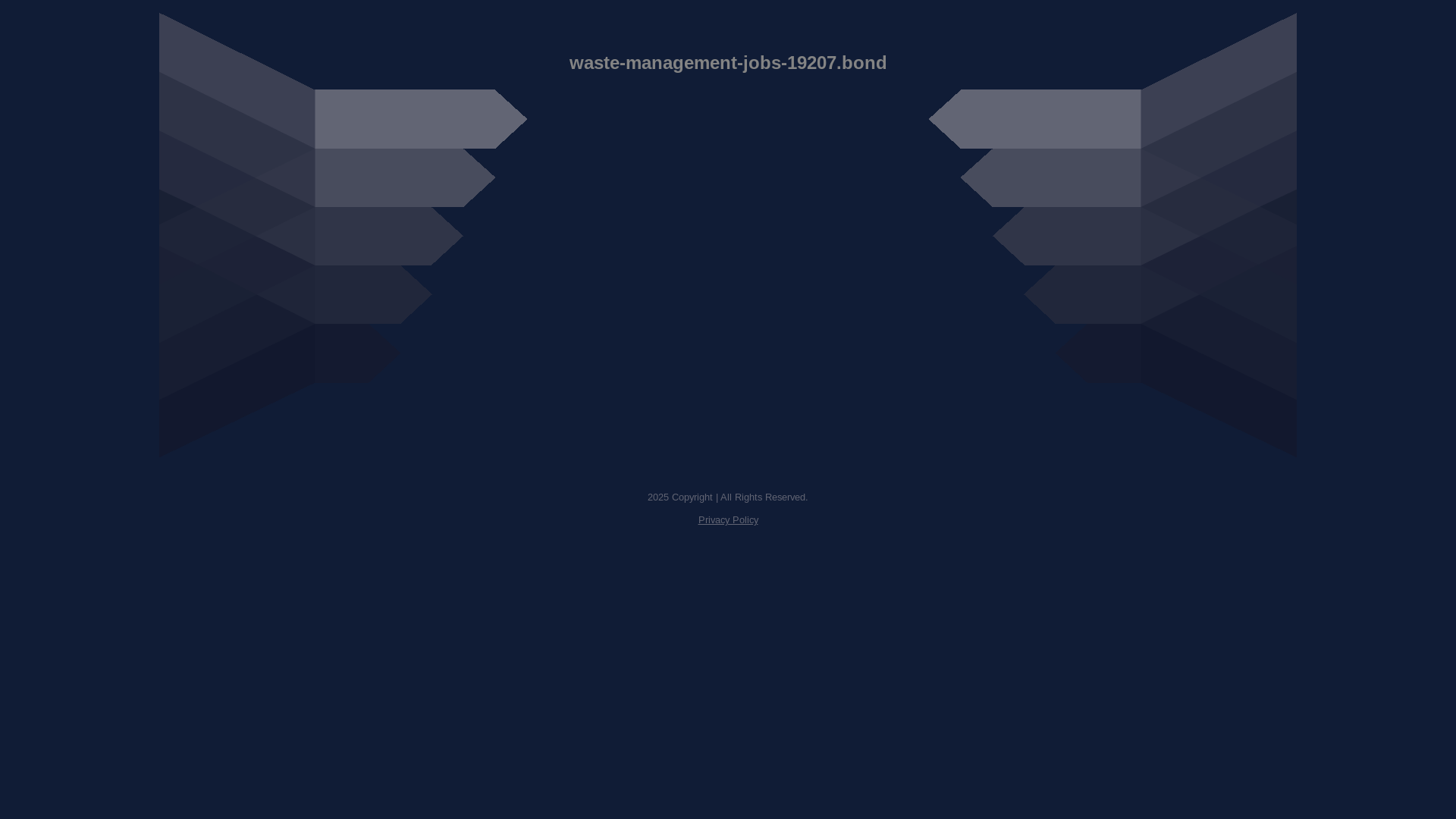 website screenshot of https://waste-management-jobs-19207.bond/