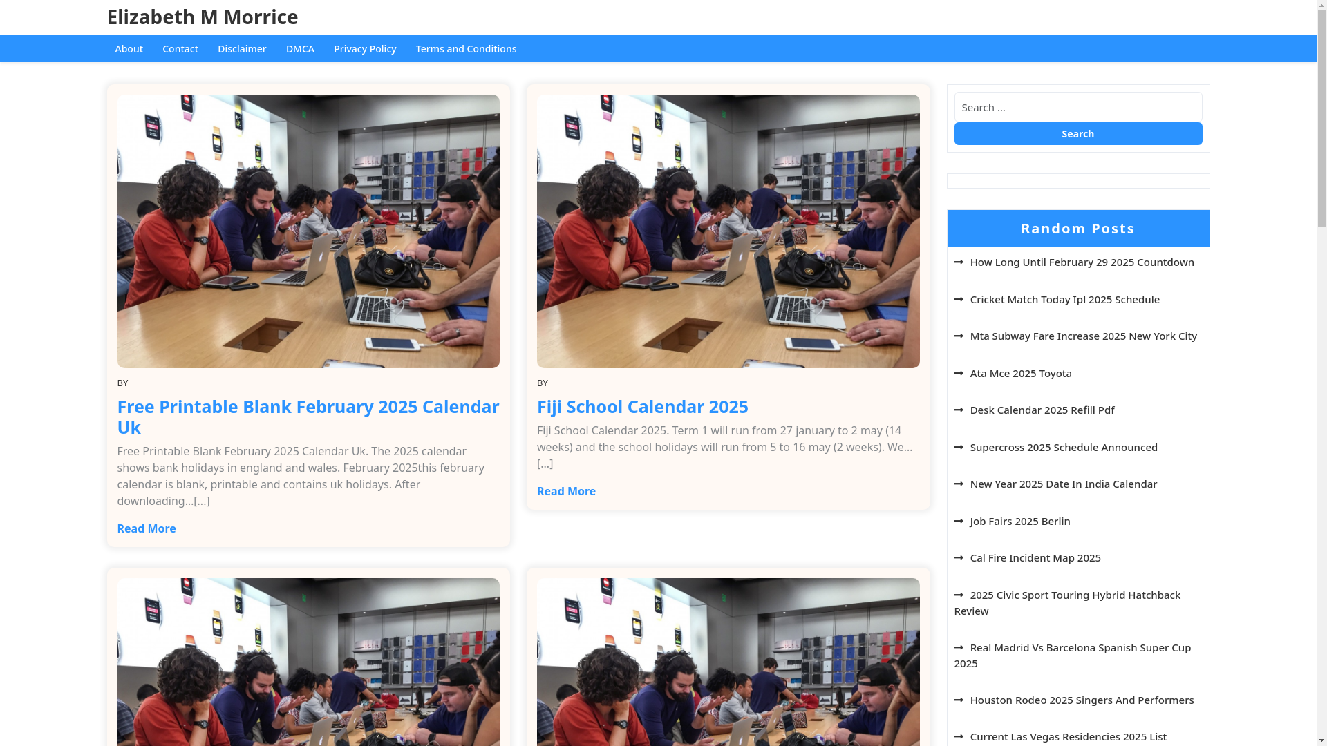 website screenshot of https://elizabethmmorrice.pages.dev/