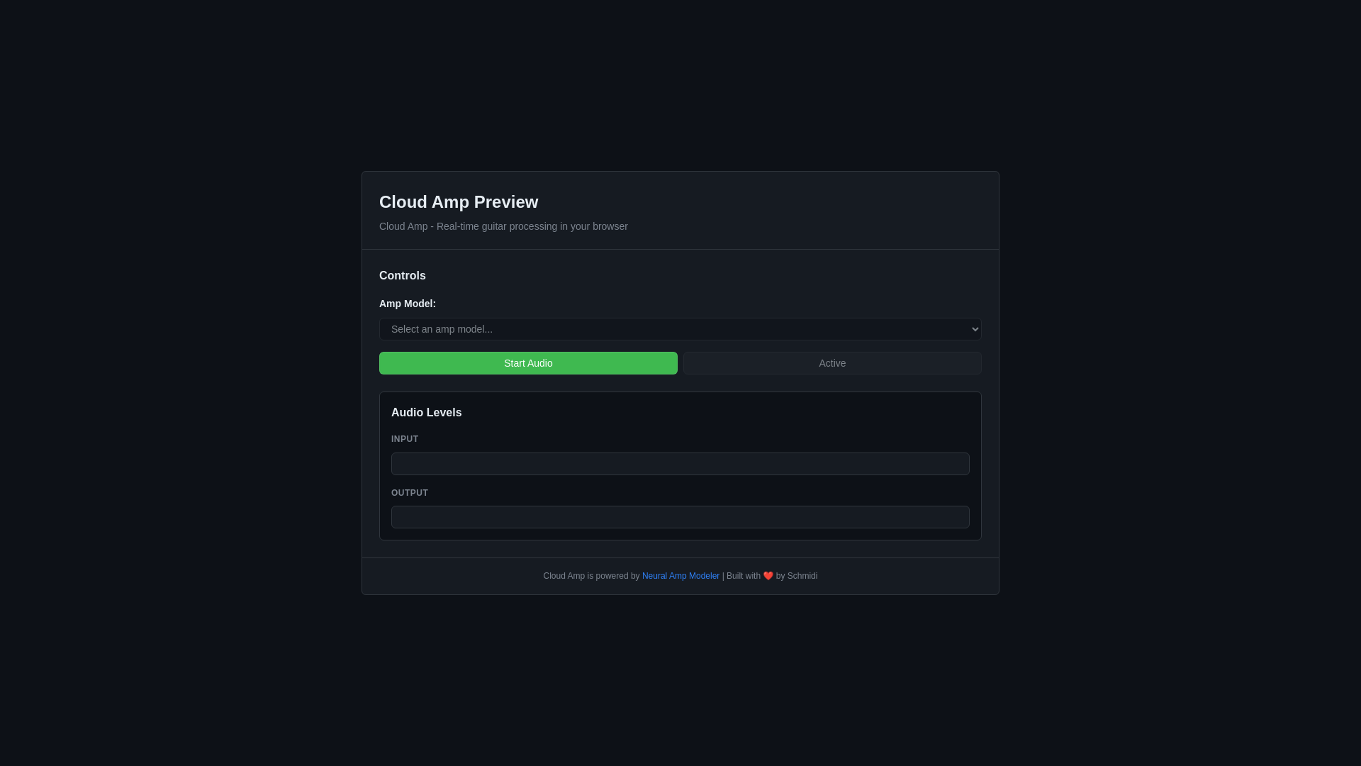 website screenshot of https://cloudamp.pages.dev/