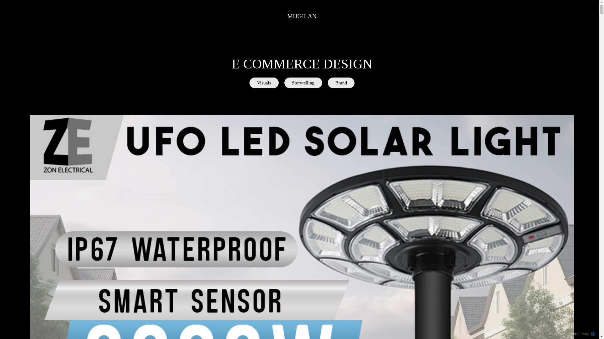 website screenshot of https://mugilanportfolio.com/