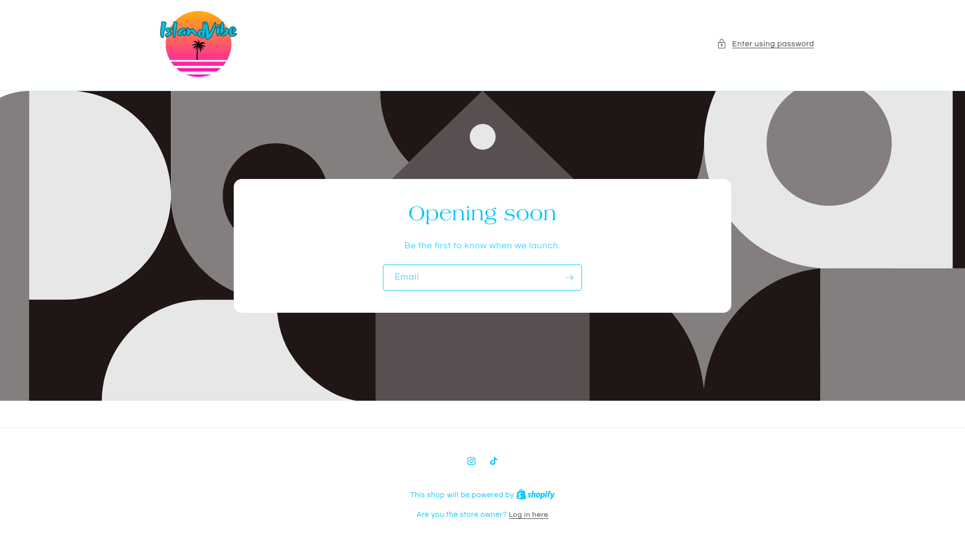website screenshot of https://islandvibewellness.shop/