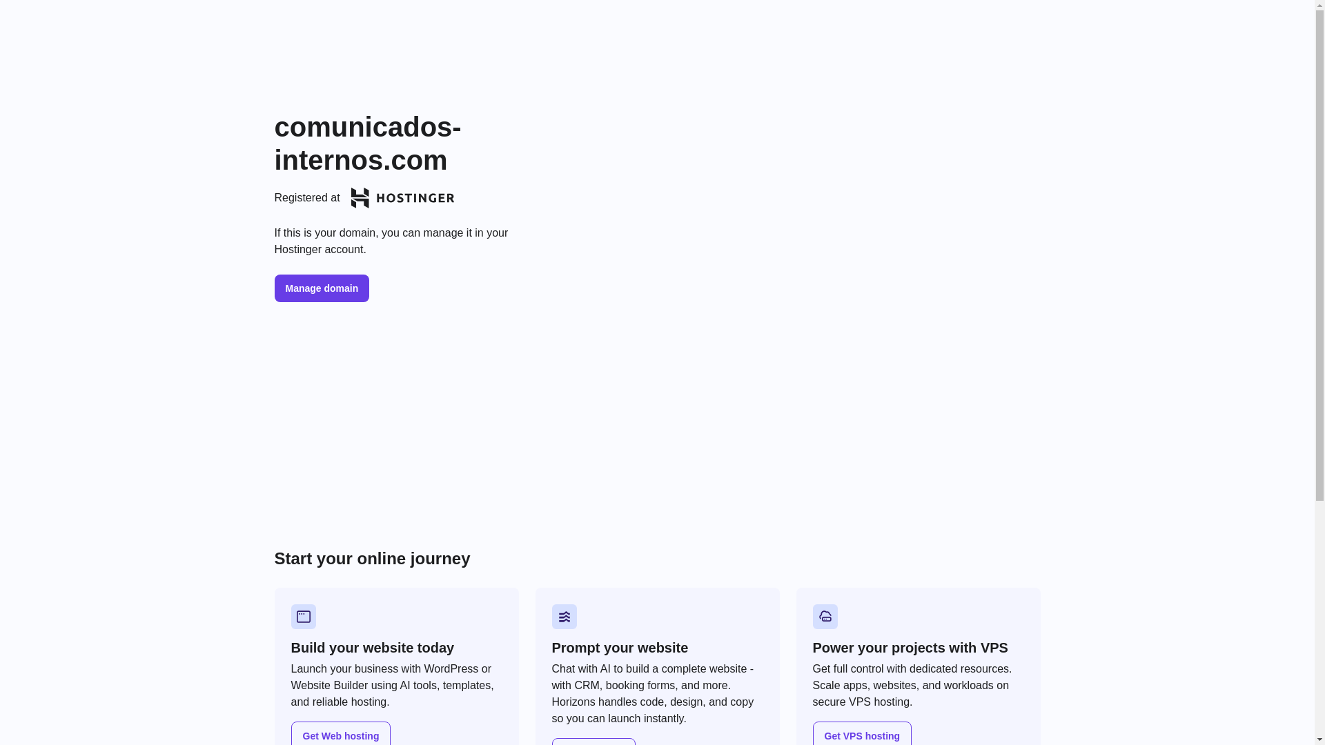website screenshot of https://comunicados-internos.com/