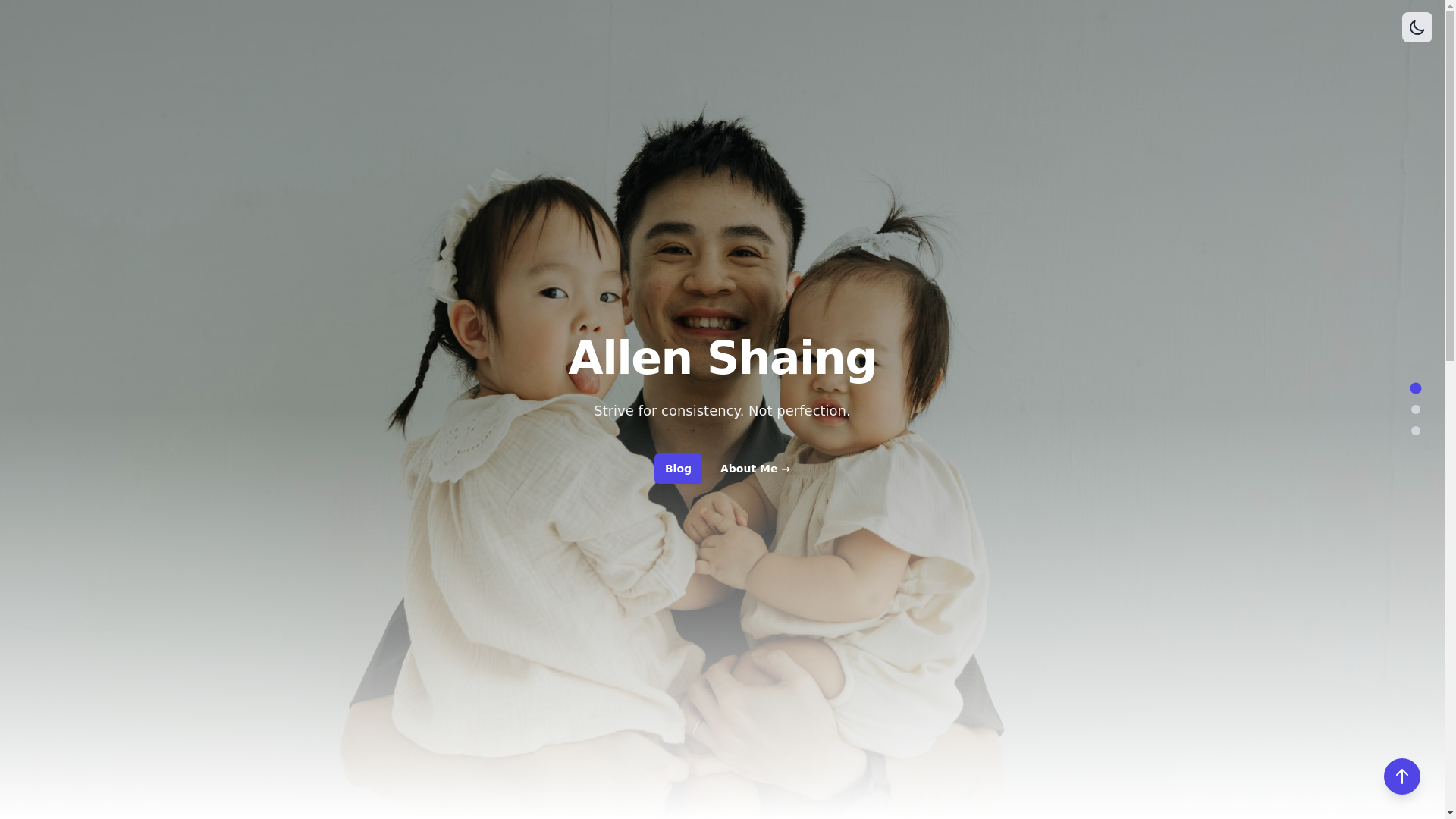 website screenshot of https://allenshaing-com.pages.dev/