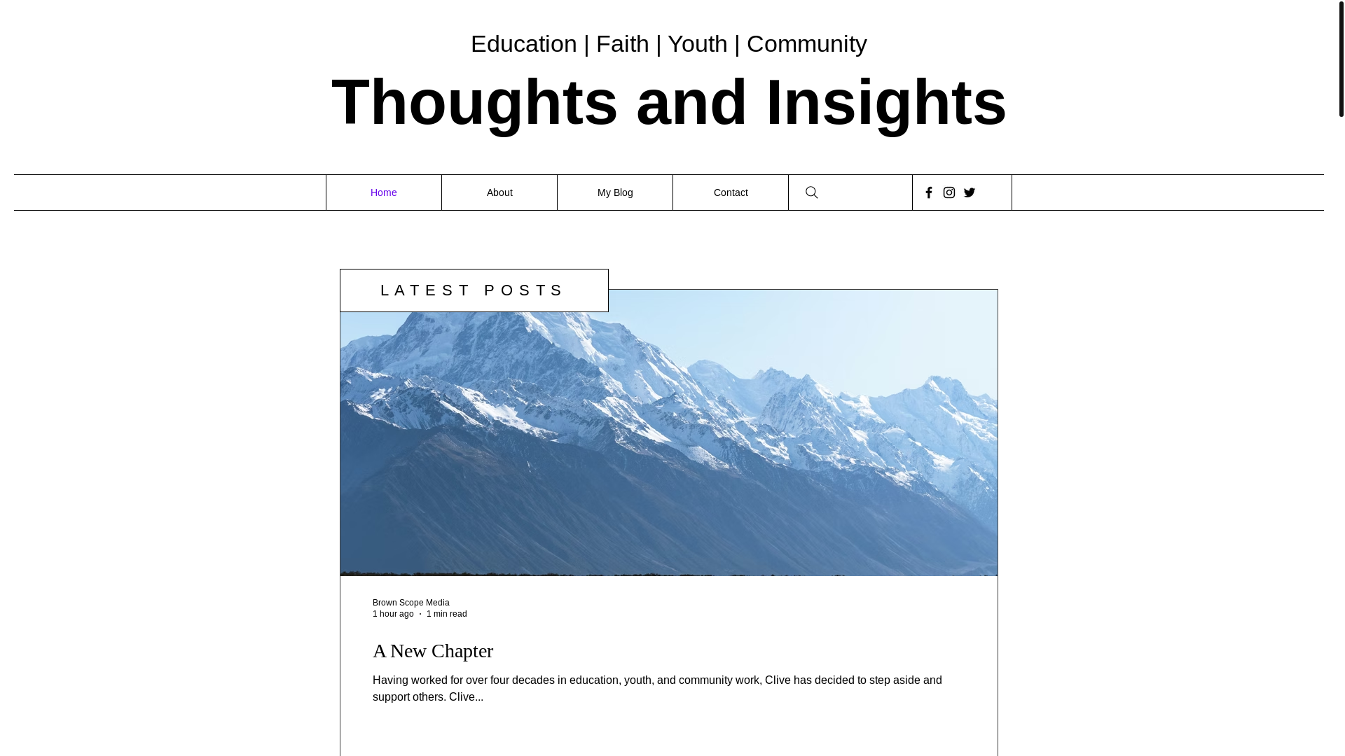 website screenshot of https://cliveireson.com/