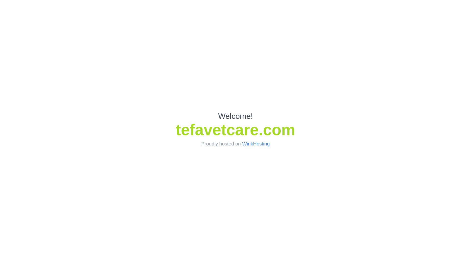 website screenshot of https://tefavetcare.com/