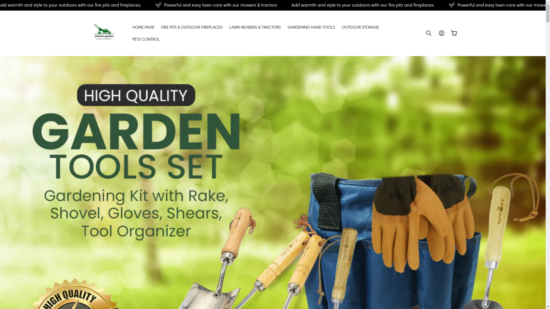 website screenshot of https://johngradent.shop/