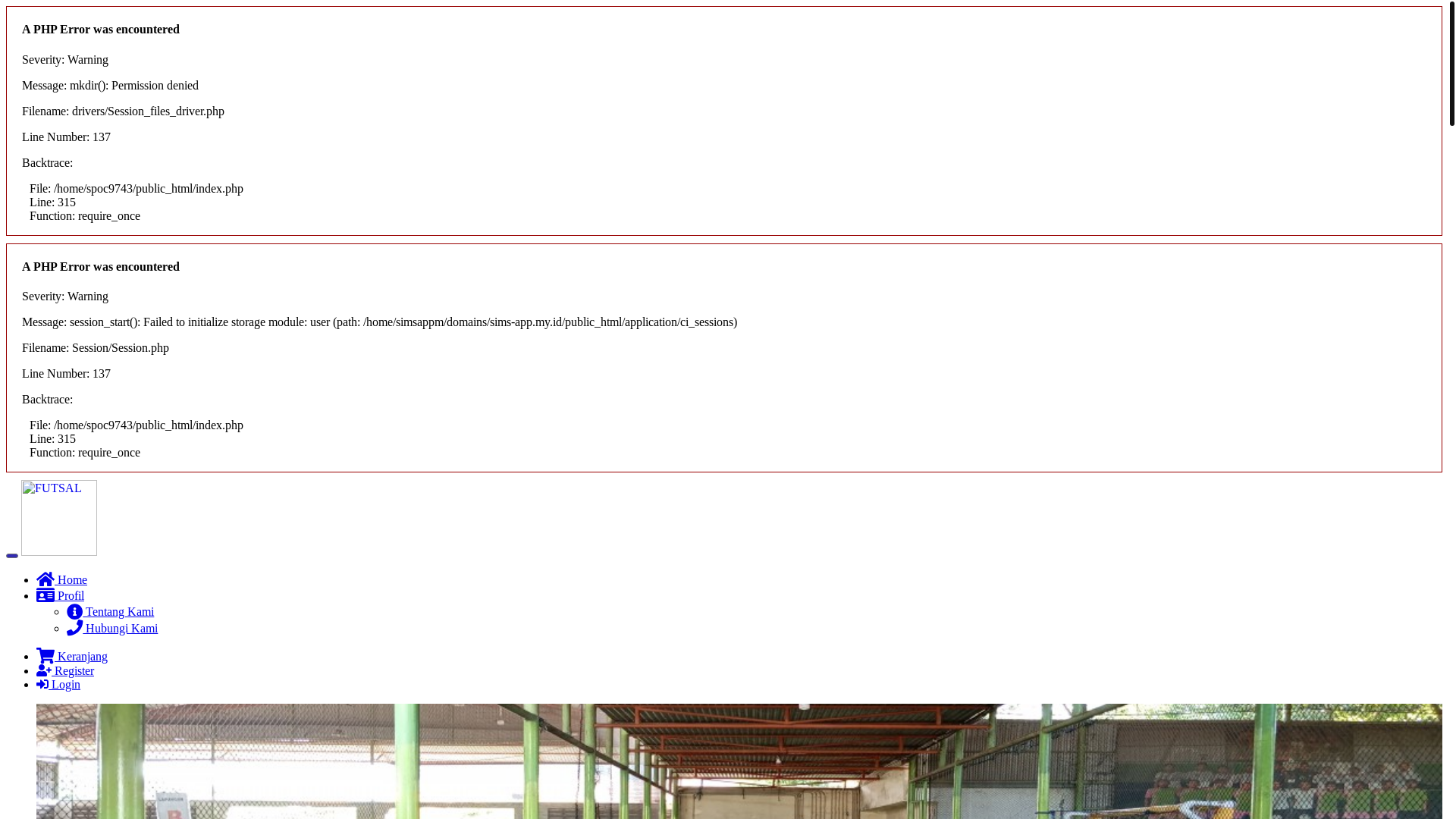 website screenshot of https://sportkelapadua.my.id/