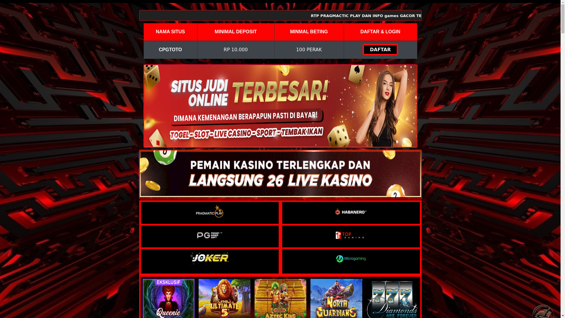 website screenshot of https://rtp-cpgtotokencana.com/