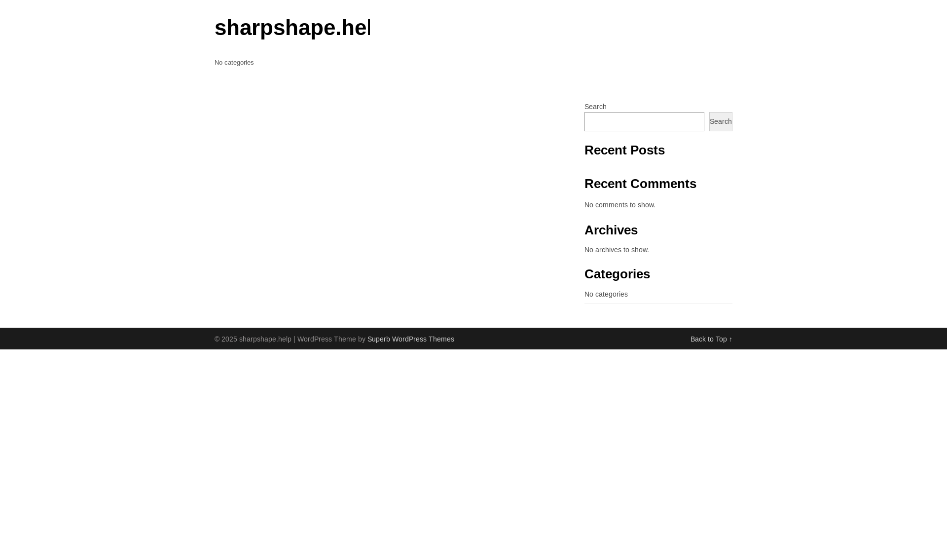 website screenshot of https://sharpshape.help/