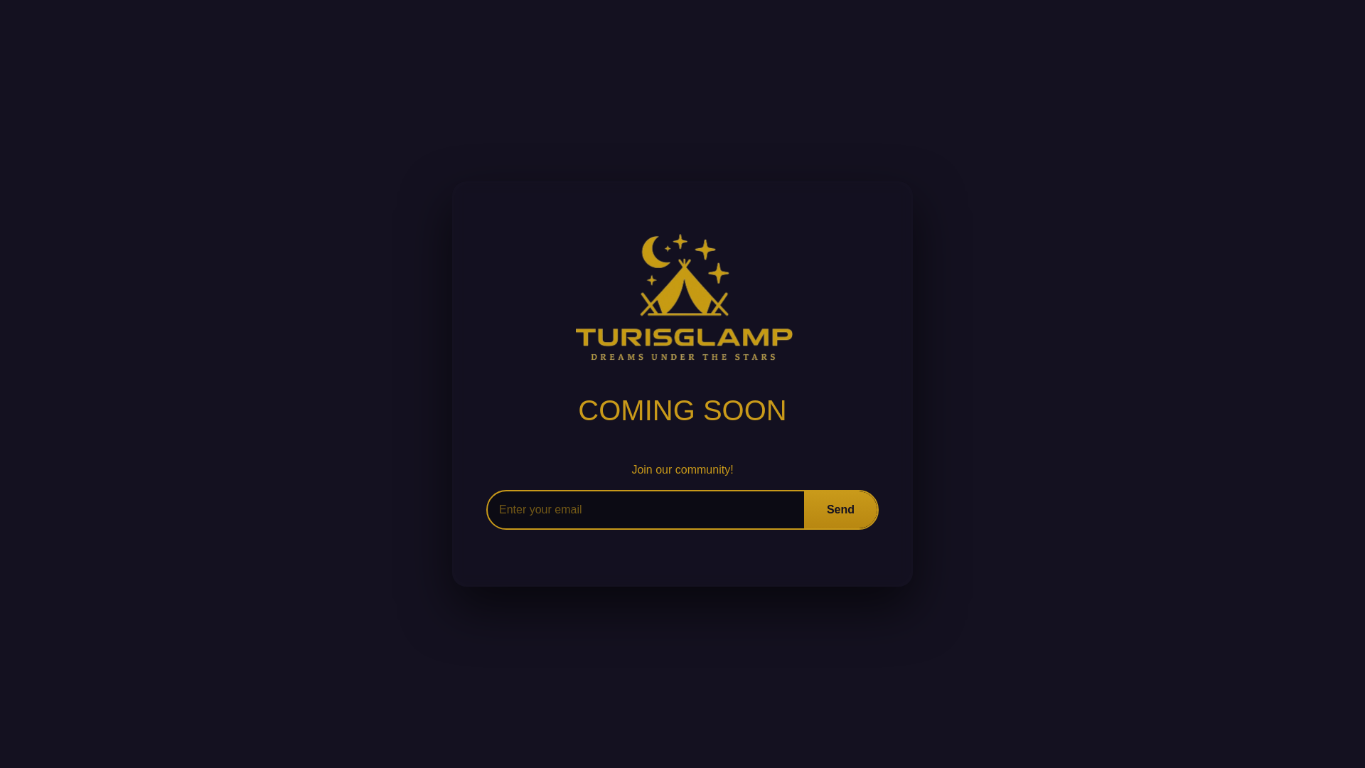 website screenshot of https://turisglamp.com/