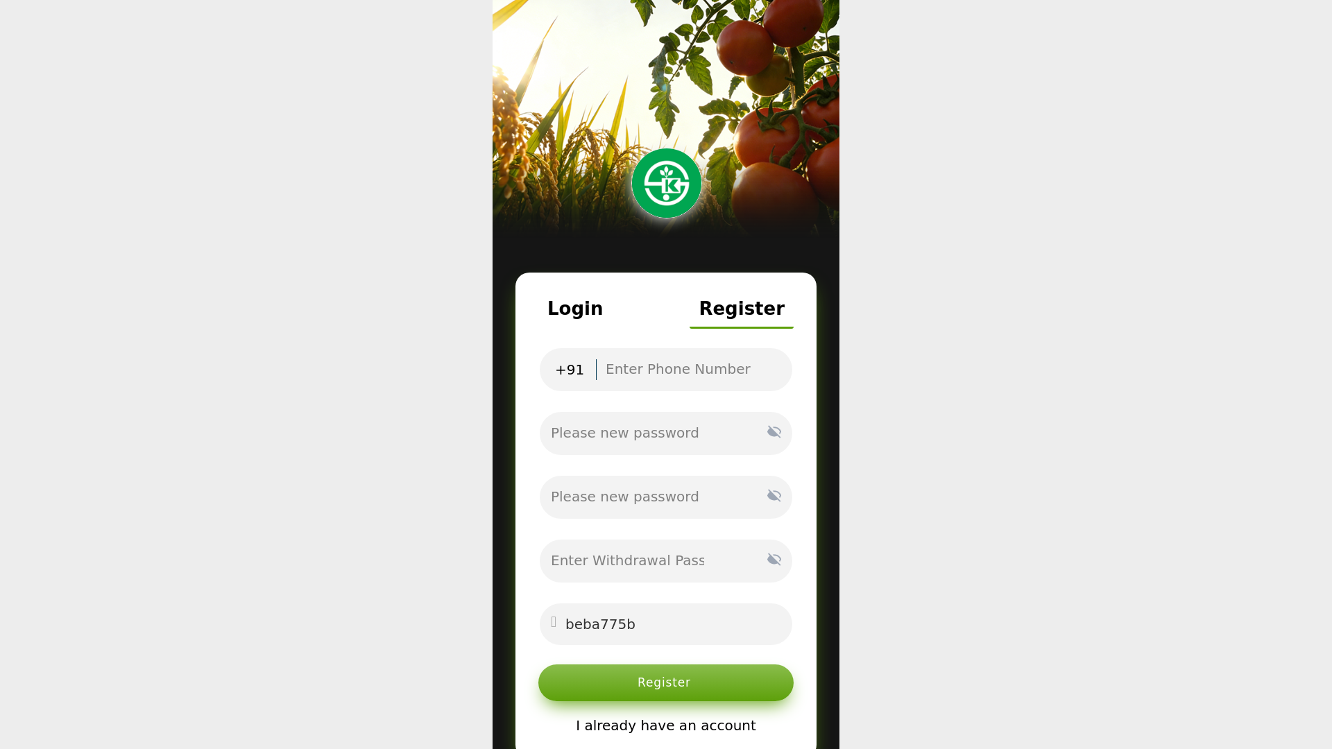 website screenshot of https://www.kdbbs235cbz.com/income/#/pages/login/reset?inviteCode=beba775b