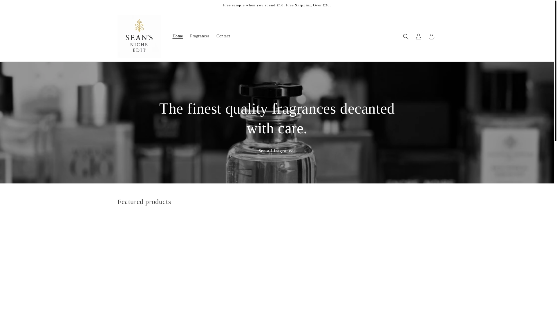 website screenshot of https://seansnicheedit.com/