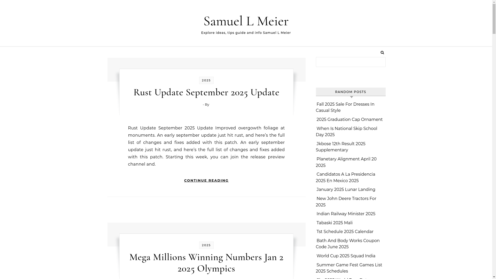 website screenshot of https://samuellmeier.pages.dev/