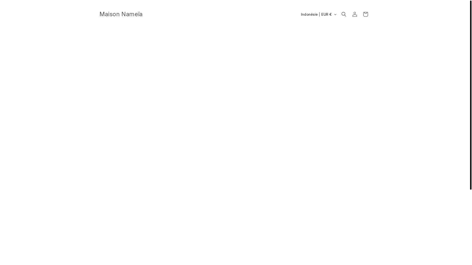 website screenshot of https://maison-nameia.fr/